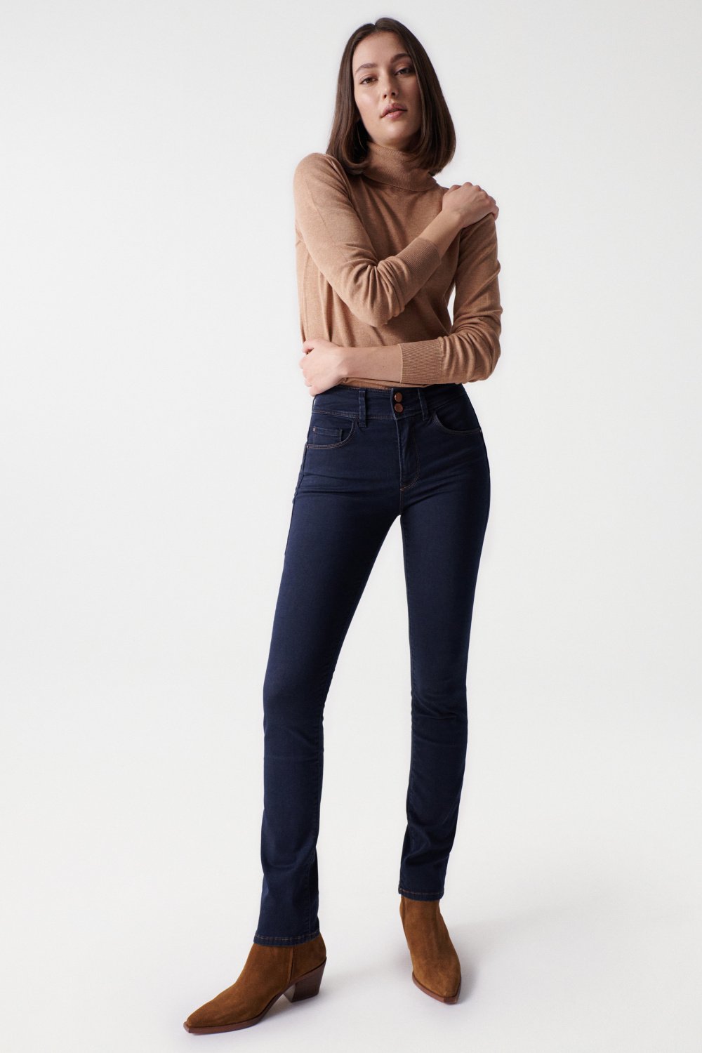 Secret Slim in Rinse Wash Jeans Salsa Jeans