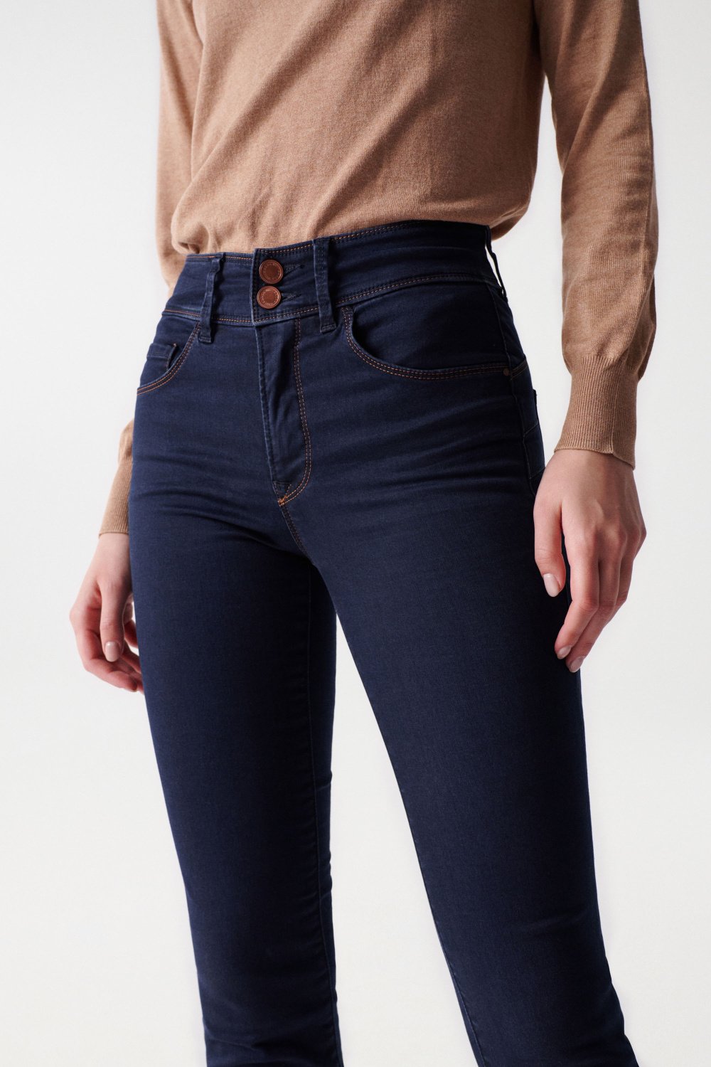 Secret Slim in Rinse Wash Jeans Salsa Jeans
