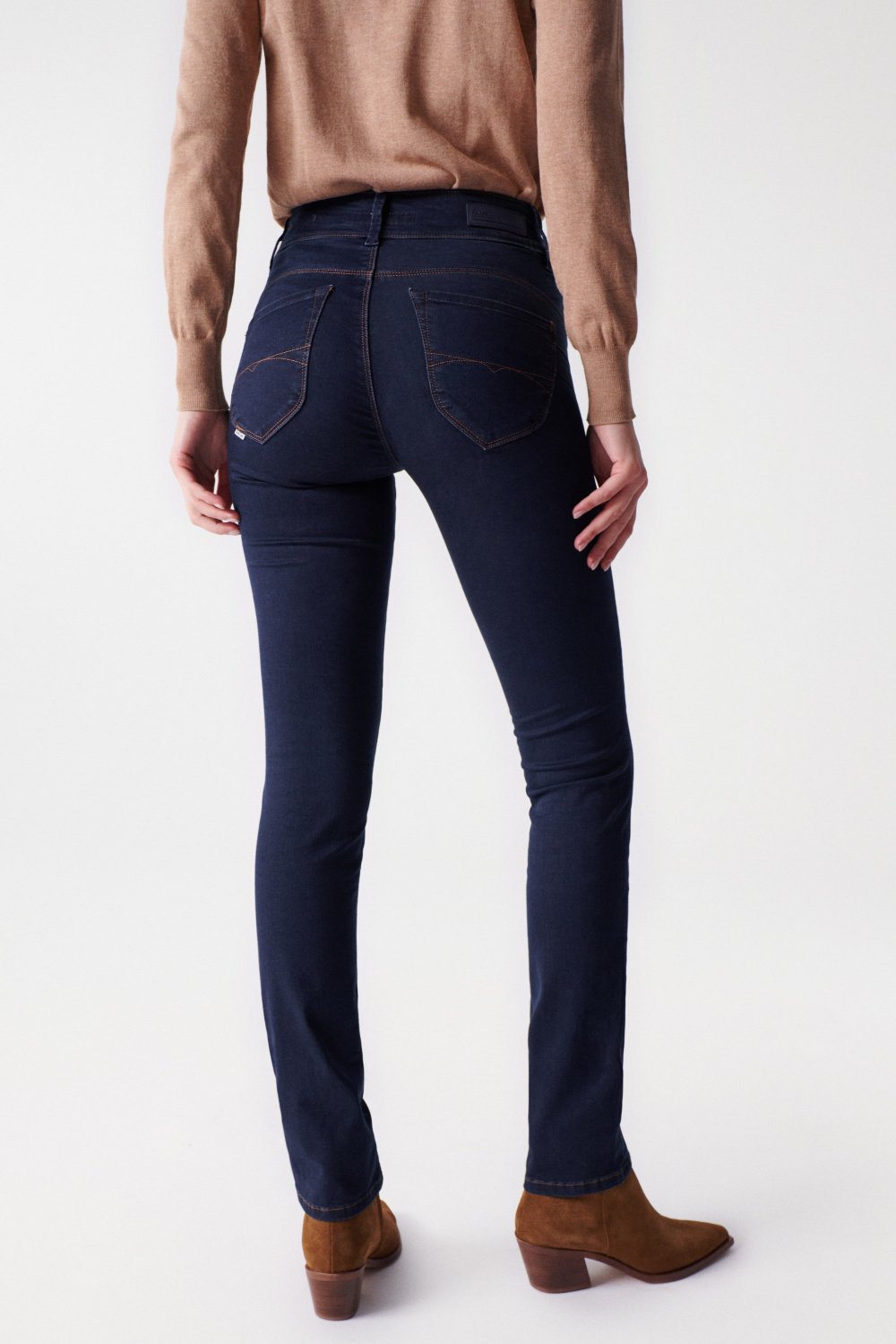 Secret Slim in Rinse Wash Jeans Salsa Jeans