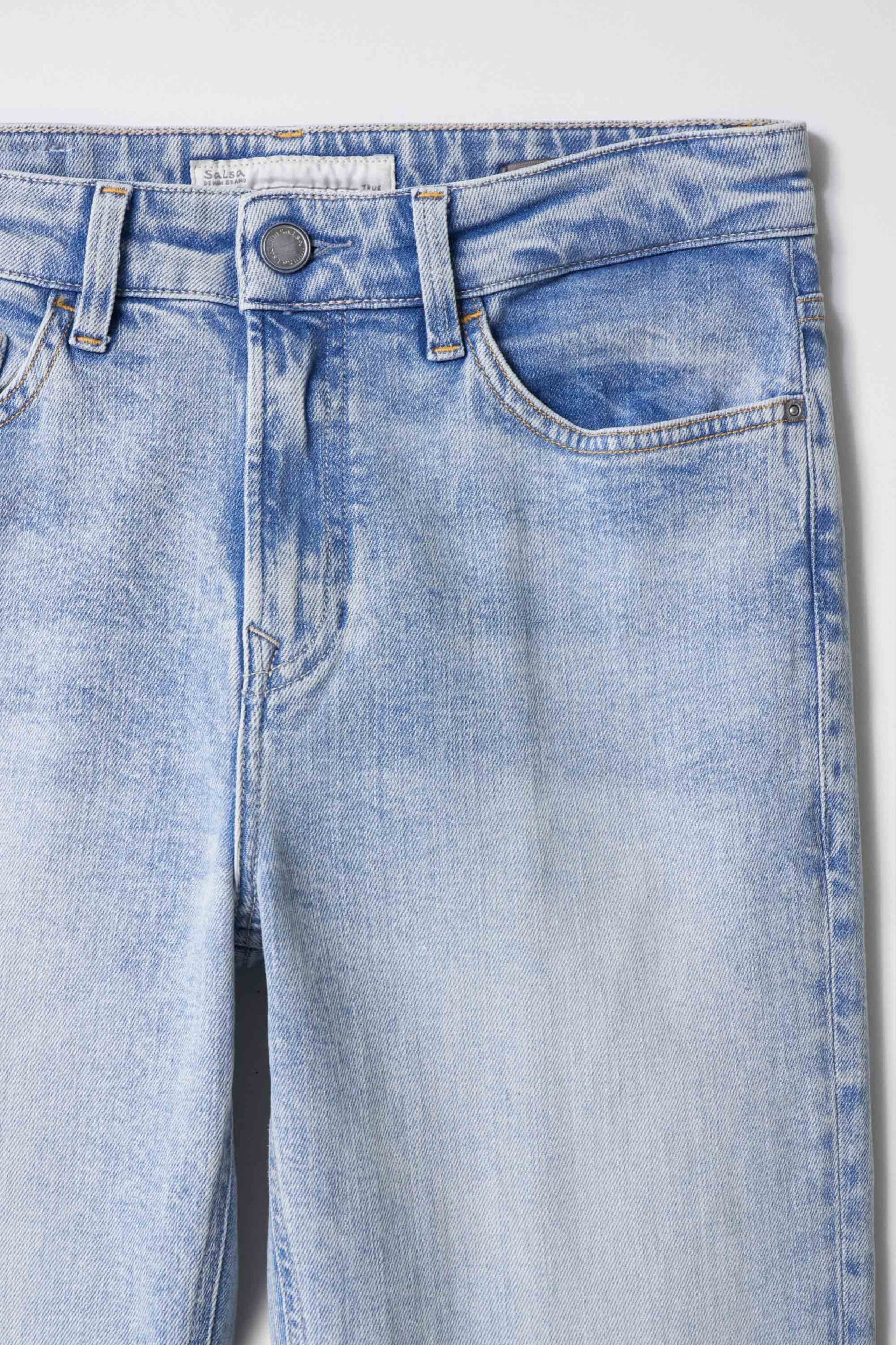 True Cropped Slim Comfort in Light Wash Jeans Salsa Jeans