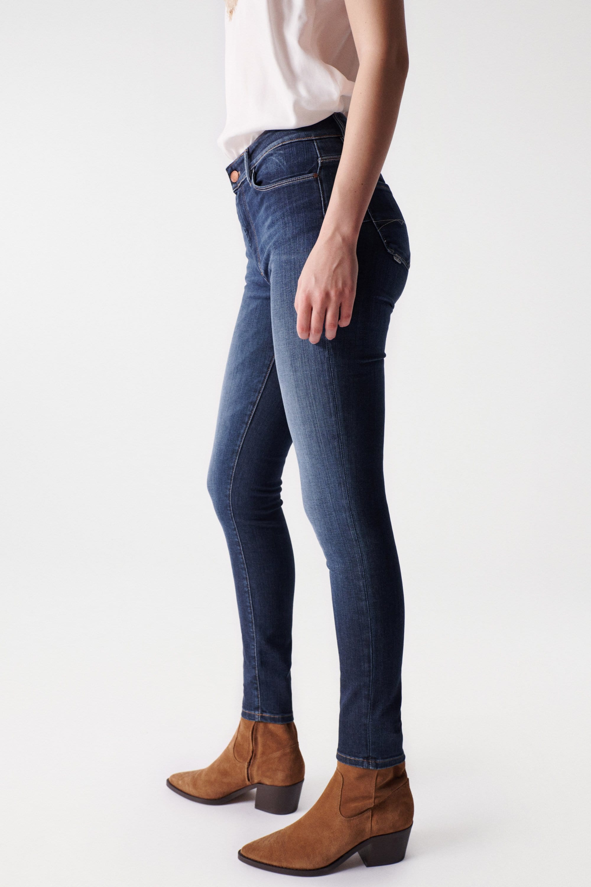 Destiny Skinny in Dark Wash Jeans Salsa Jeans