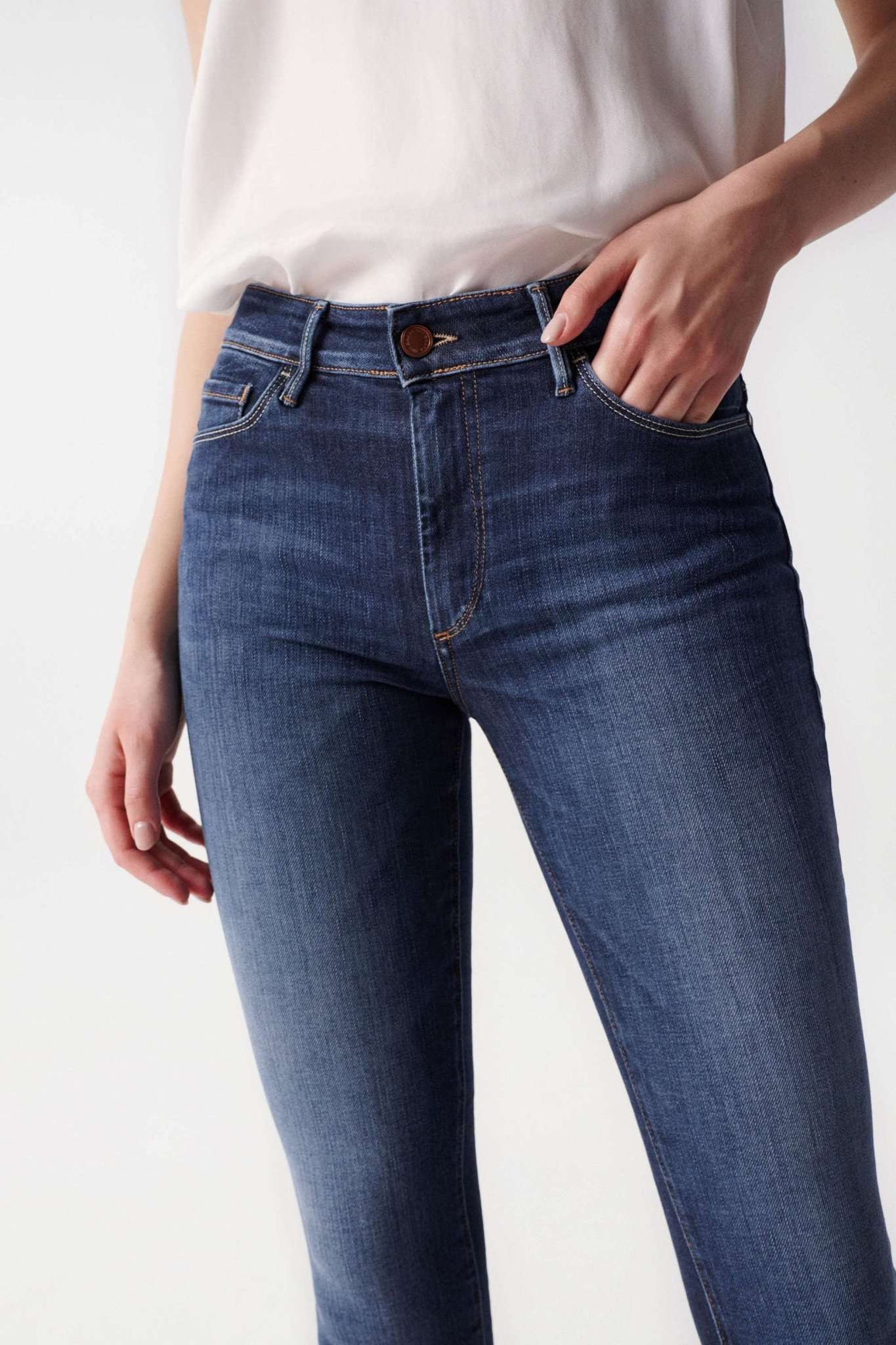 Destiny Skinny in Dark Wash Jeans Salsa Jeans