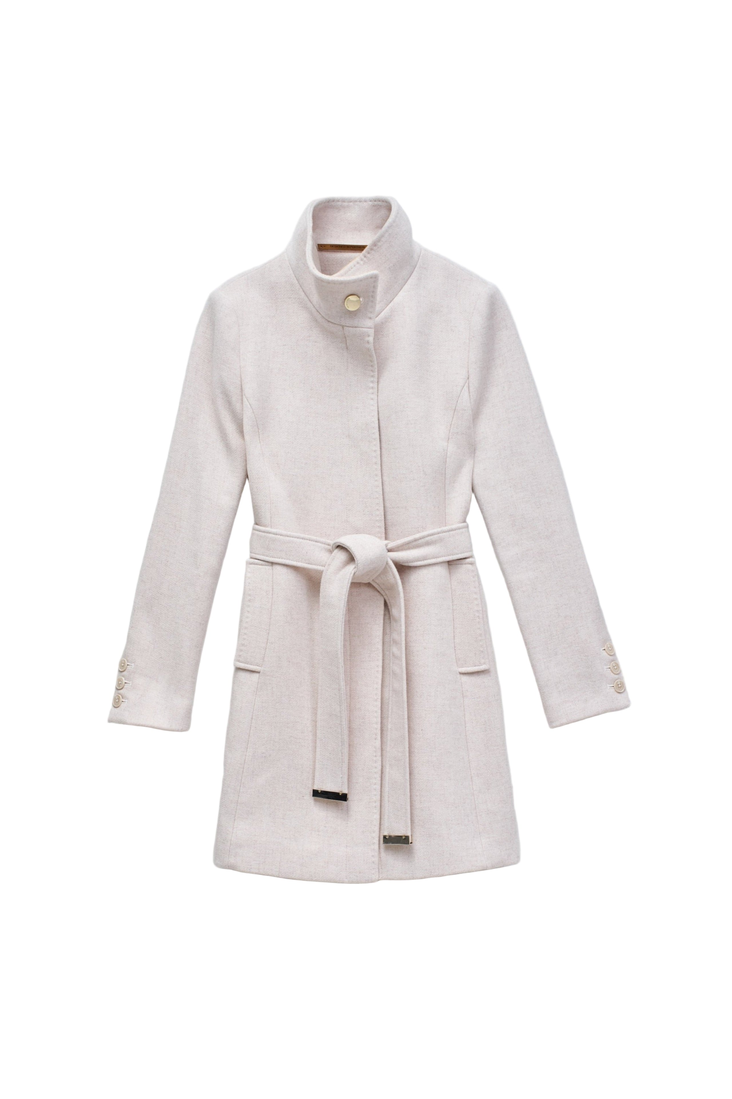 The Reimagined Wool Coat in Light Beige V1 Jackets Salsa Jeans