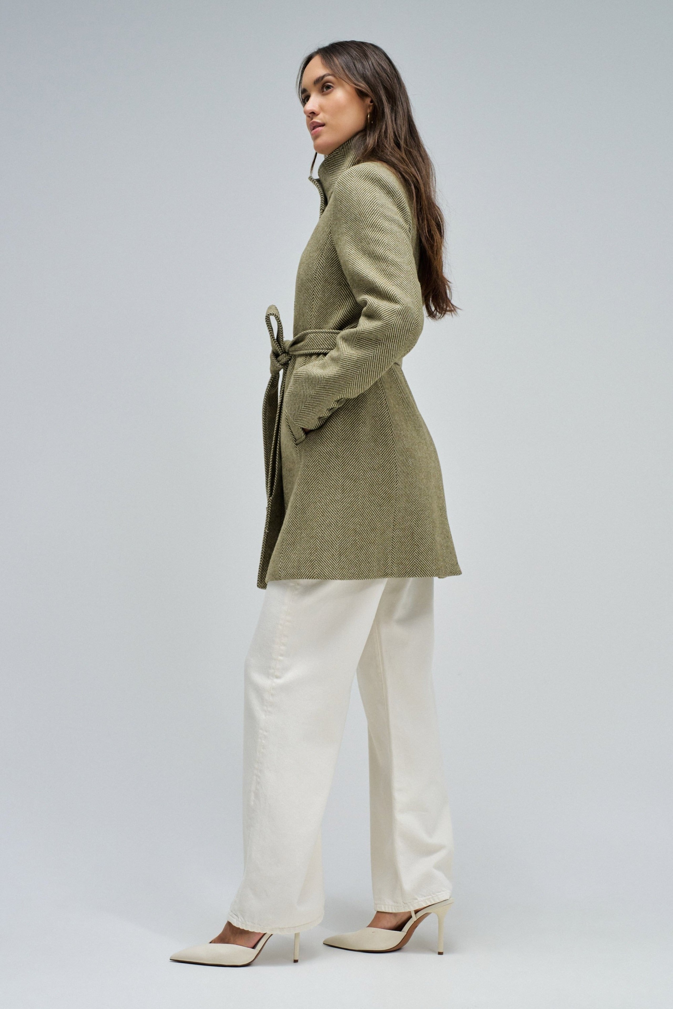 The Reimagined Wool Coat in Dark Grey Jackets Salsa Jeans