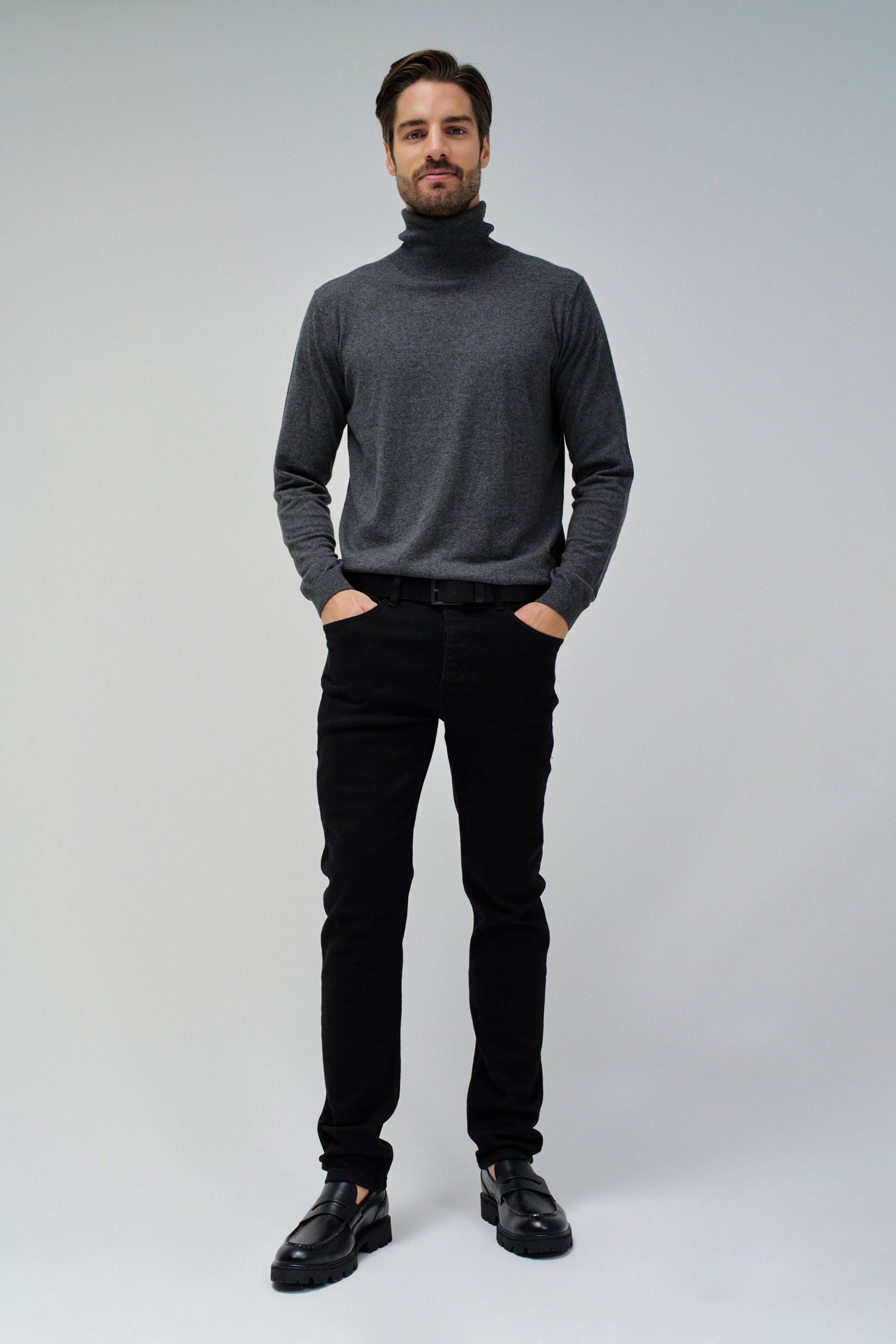 Slim Jeans Denim in Black Jeans Salsa Jeans