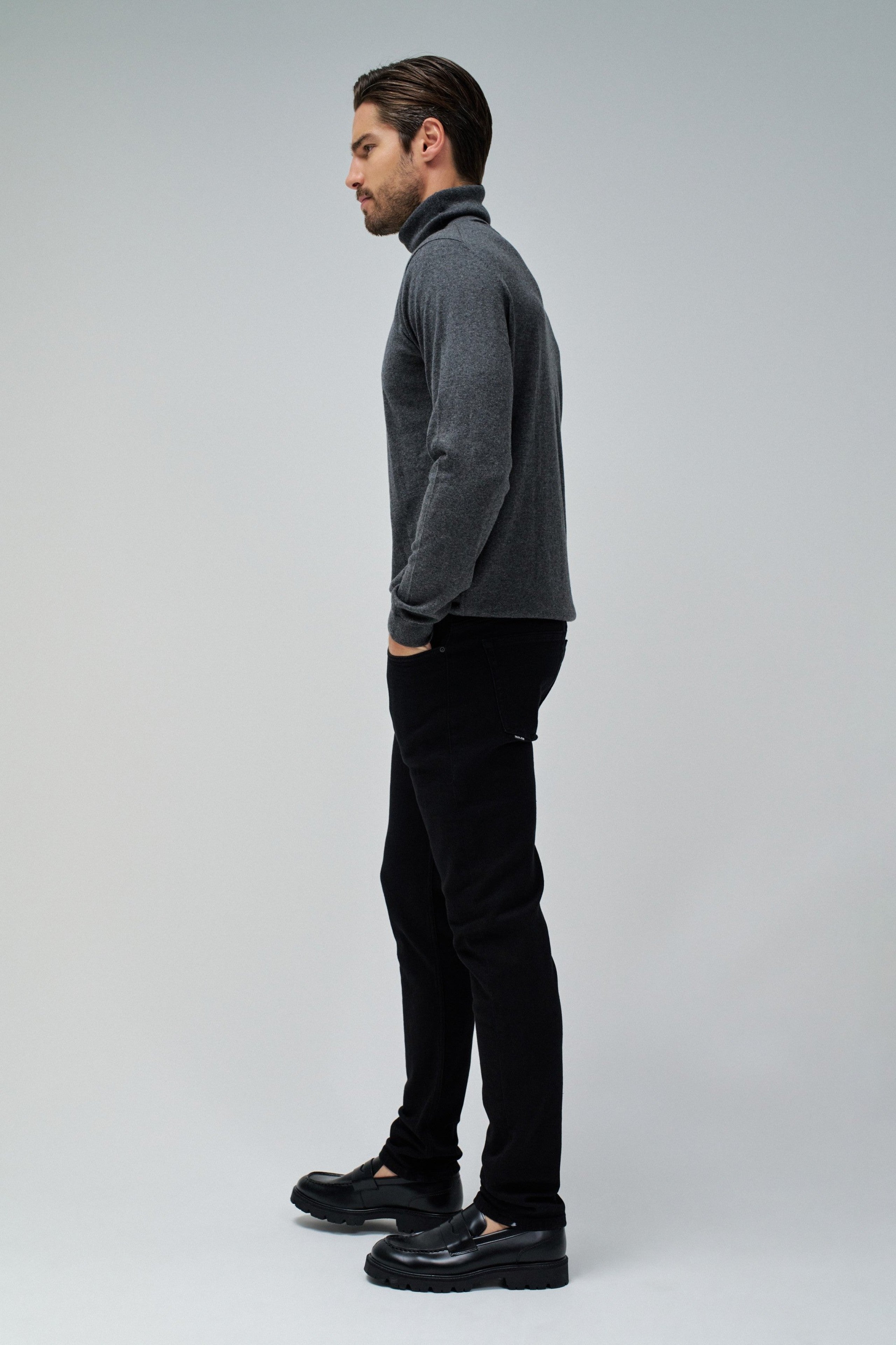 Slim Jeans Denim in Black Jeans Salsa Jeans