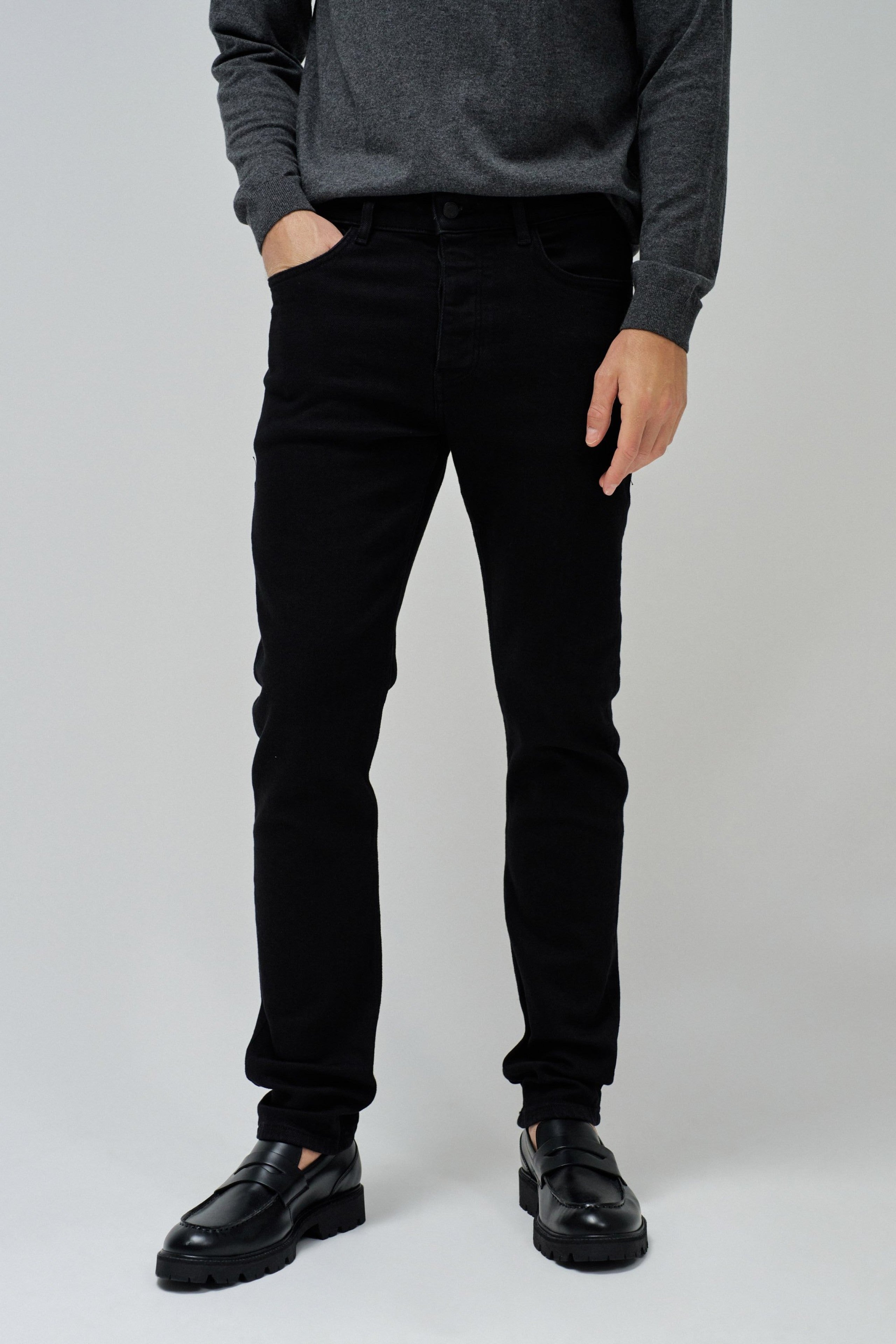 Slim Jeans Denim in Black Jeans Salsa Jeans