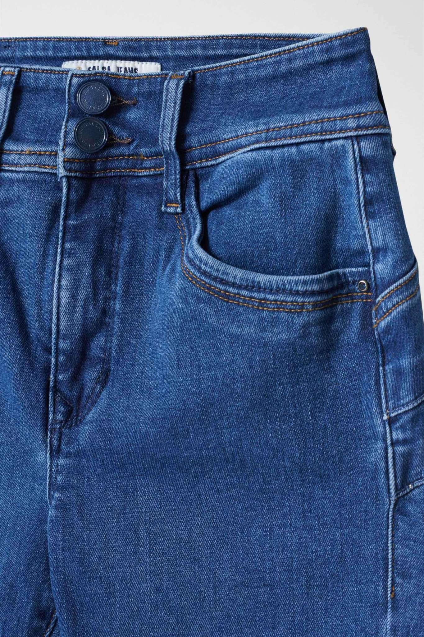 Secret With Sparkling in Medium Wash Jeans Salsa Jeans