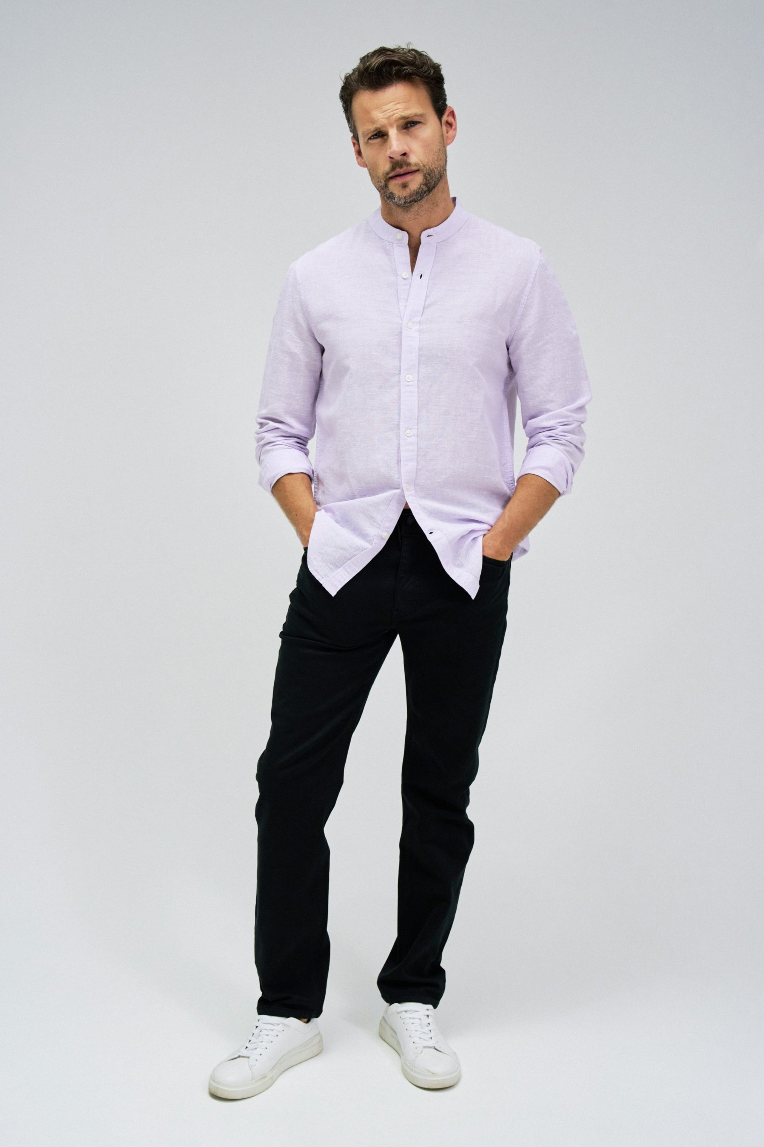Regular Jogger S-Activ Colors in Black Pants Salsa Jeans