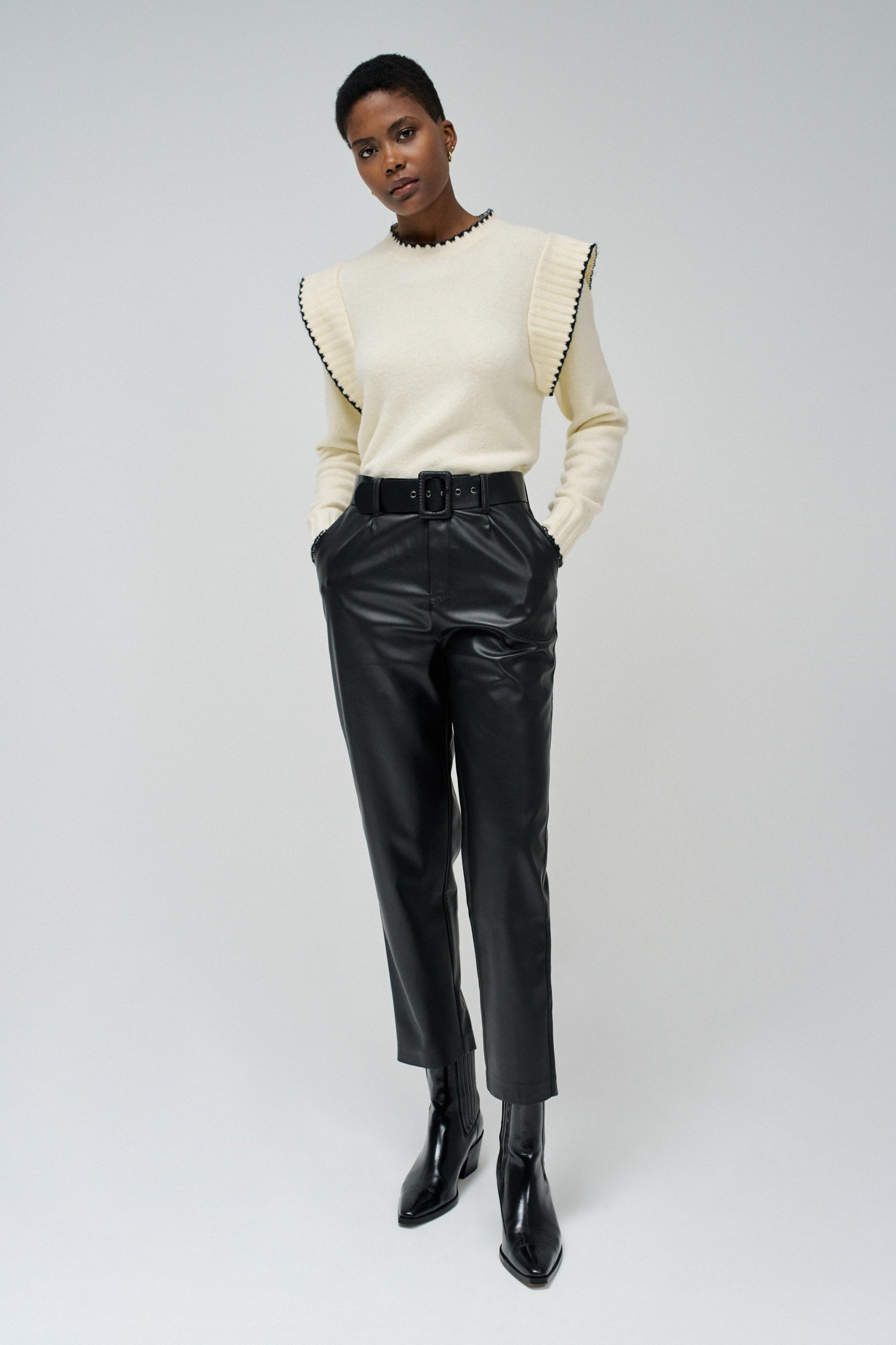 Chino in Black Pants Salsa Jeans