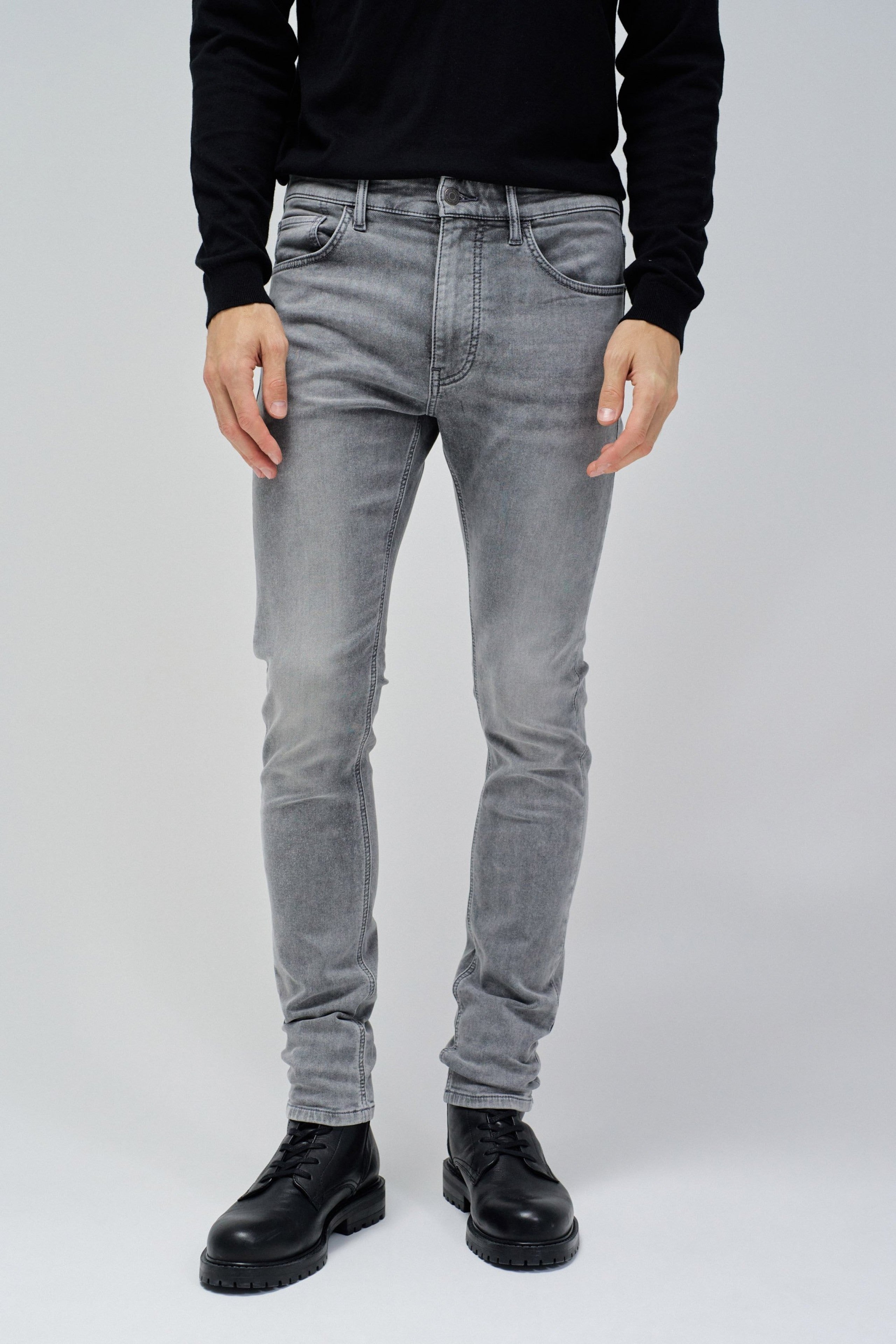 Skinny Jeans S-Activ in Medium Grey Jeans Salsa Jeans
