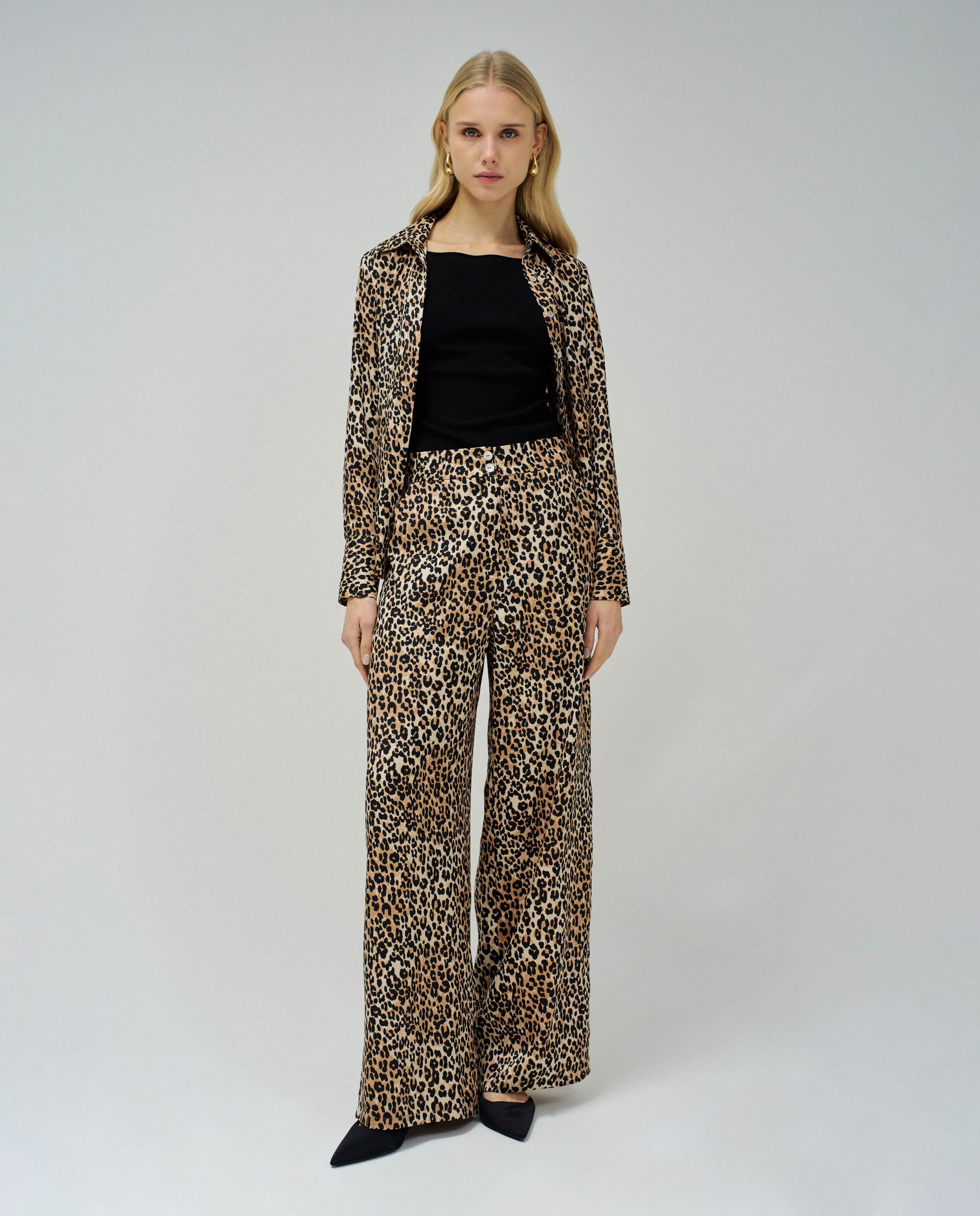 Printed Trousers in Dark Pearl Pants Salsa Jeans