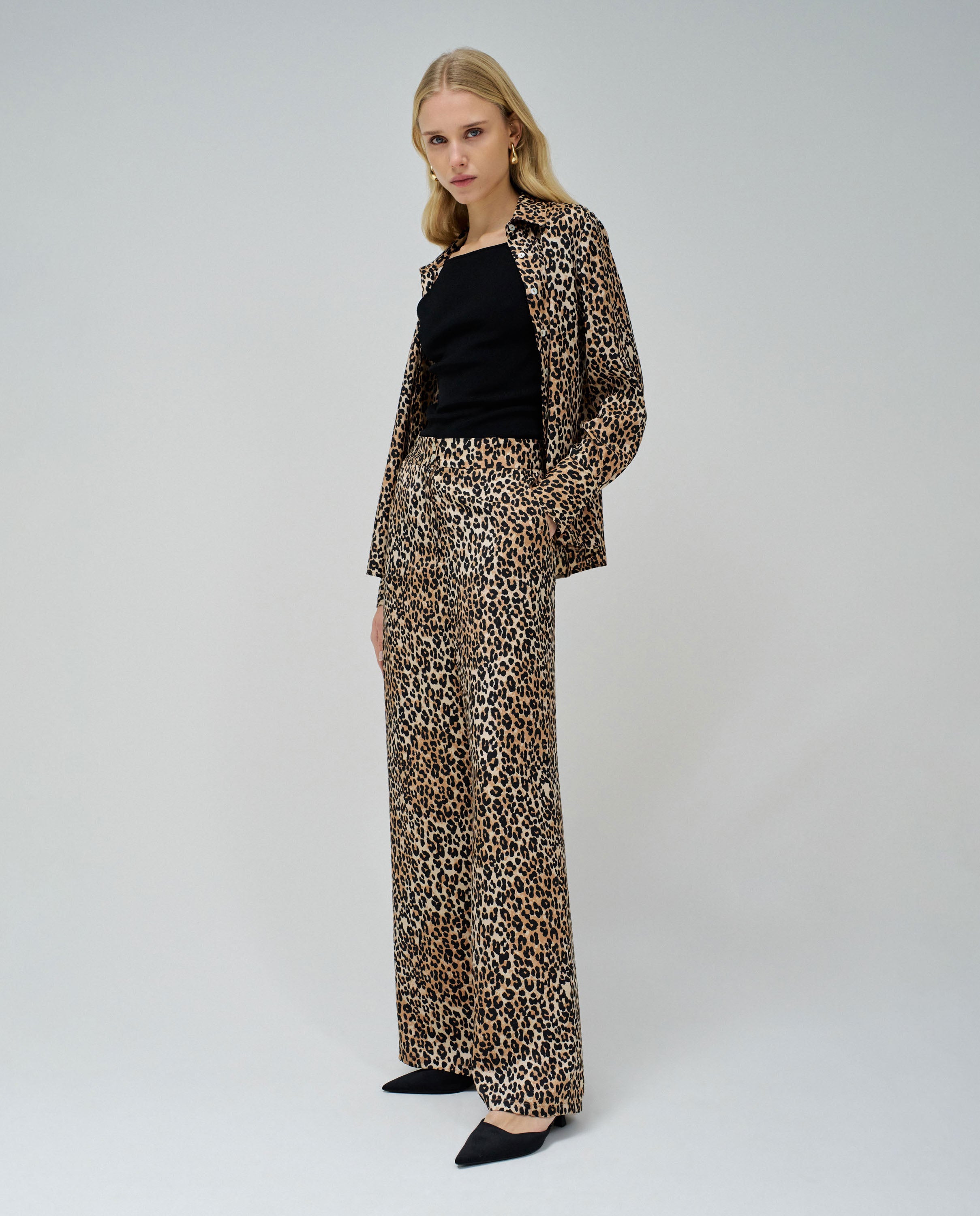 Printed Trousers in Dark Pearl Pants Salsa Jeans