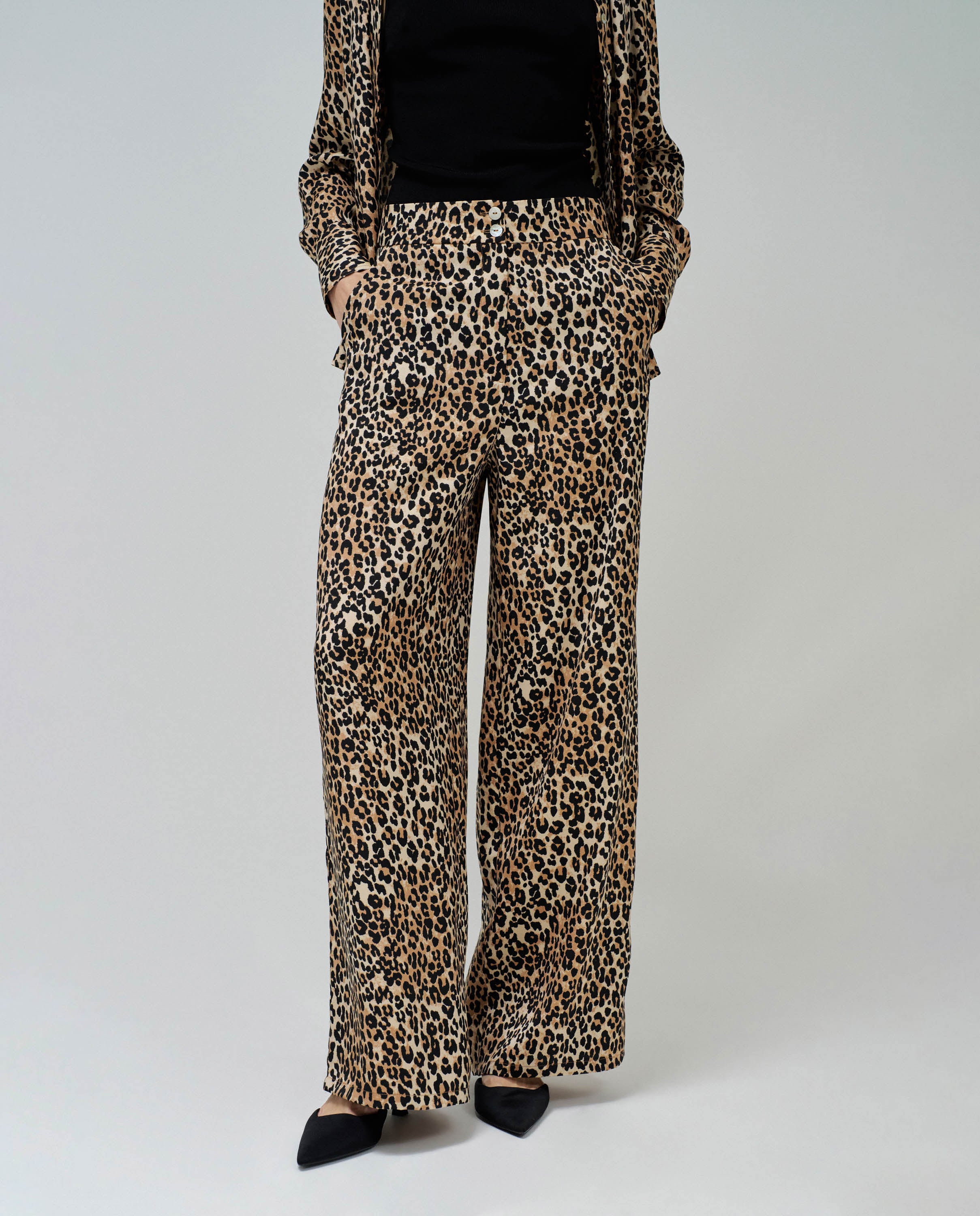 Printed Trousers in Dark Pearl Pants Salsa Jeans