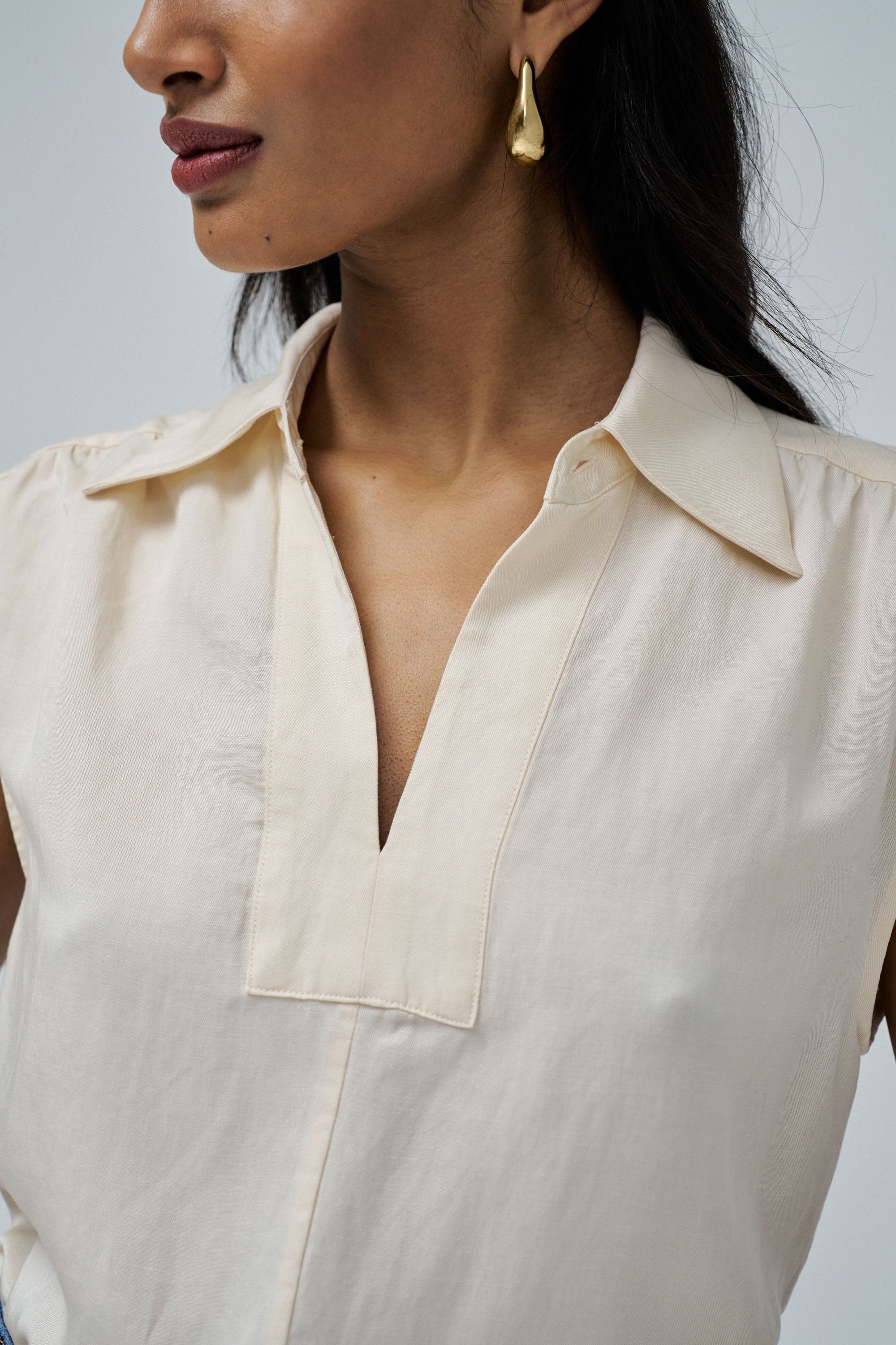 Blouse Lightdenim in Light Pearl Shirts Salsa Jeans