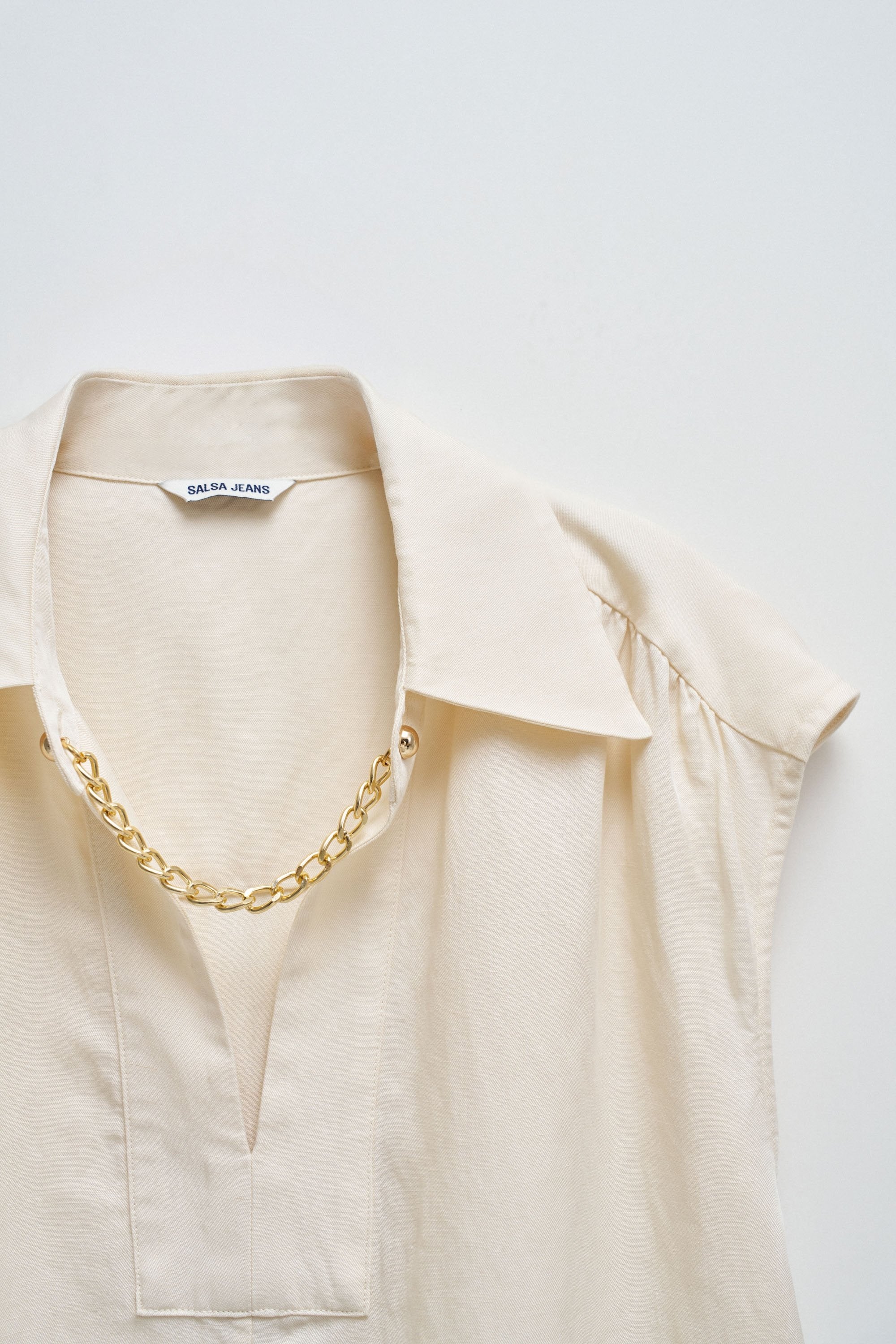 Blouse Lightdenim in Light Pearl Shirts Salsa Jeans