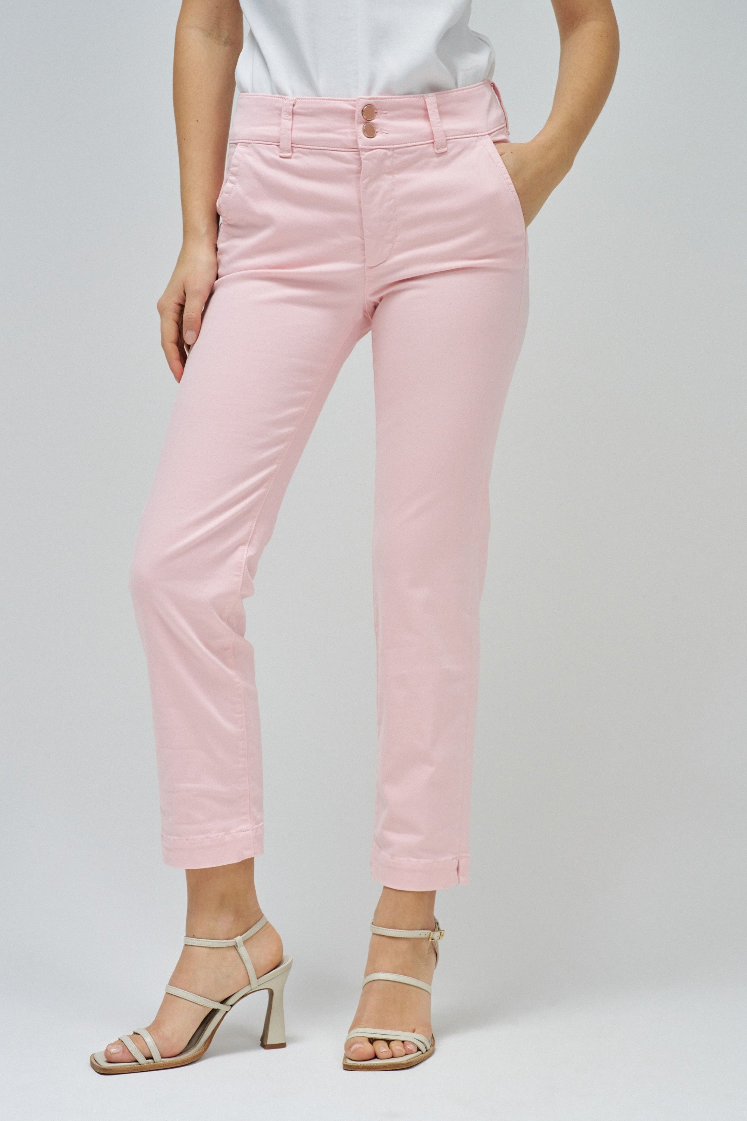 Secret Chino in Medium Pink V1 Pants Salsa Jeans