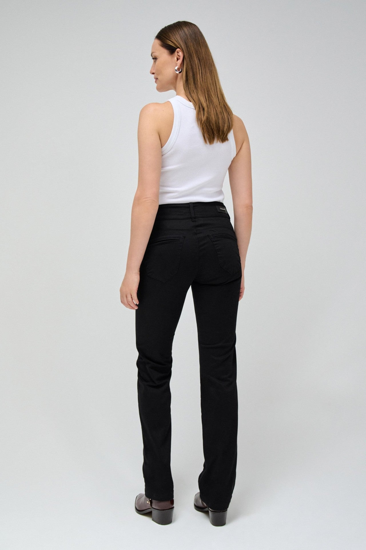 Secret Chino Straight in Black Pants Salsa Jeans