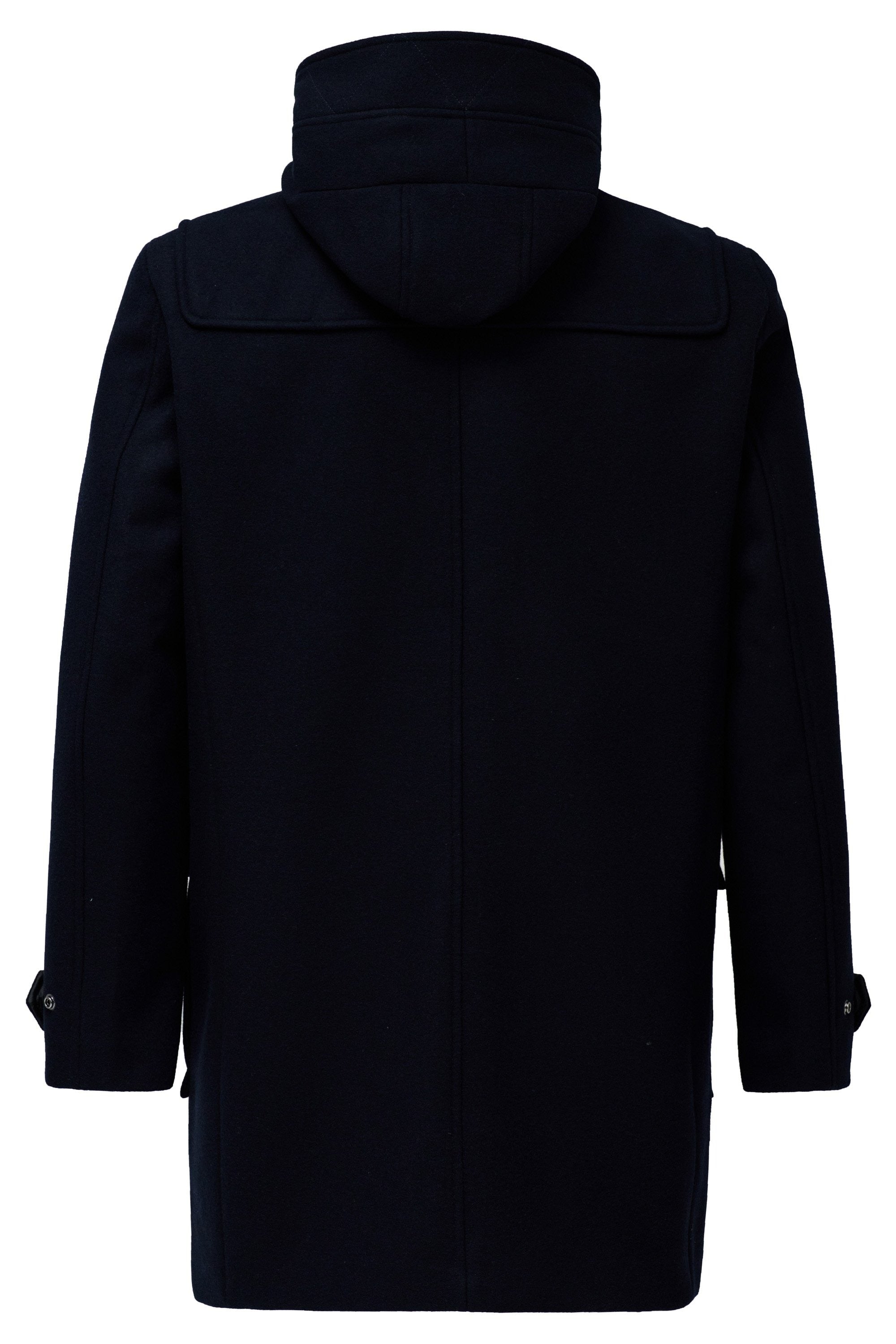 Wool Duffle Coat in Dark Blue Jackets Salsa Jeans