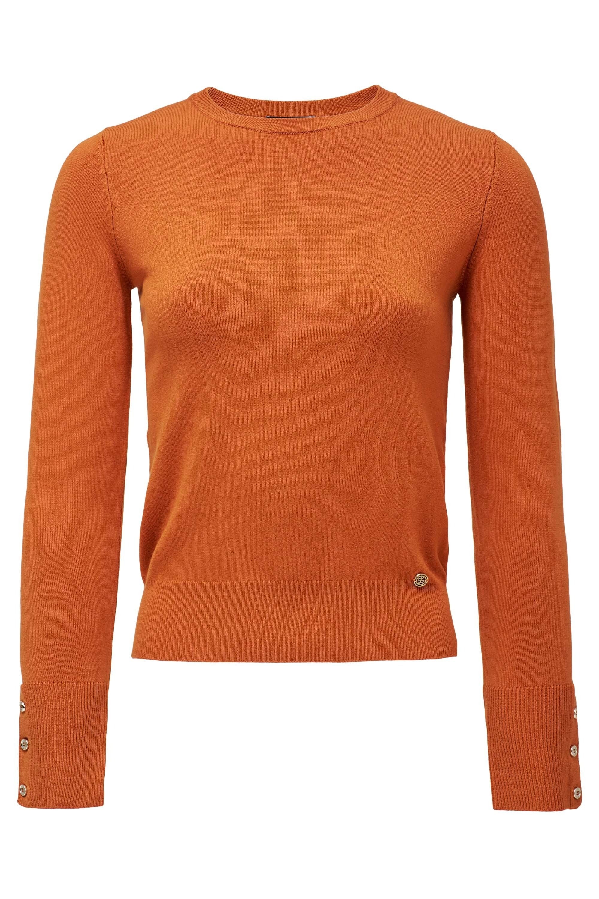 Basic Long Sleeve in Medium Orange Sweater Salsa Jeans