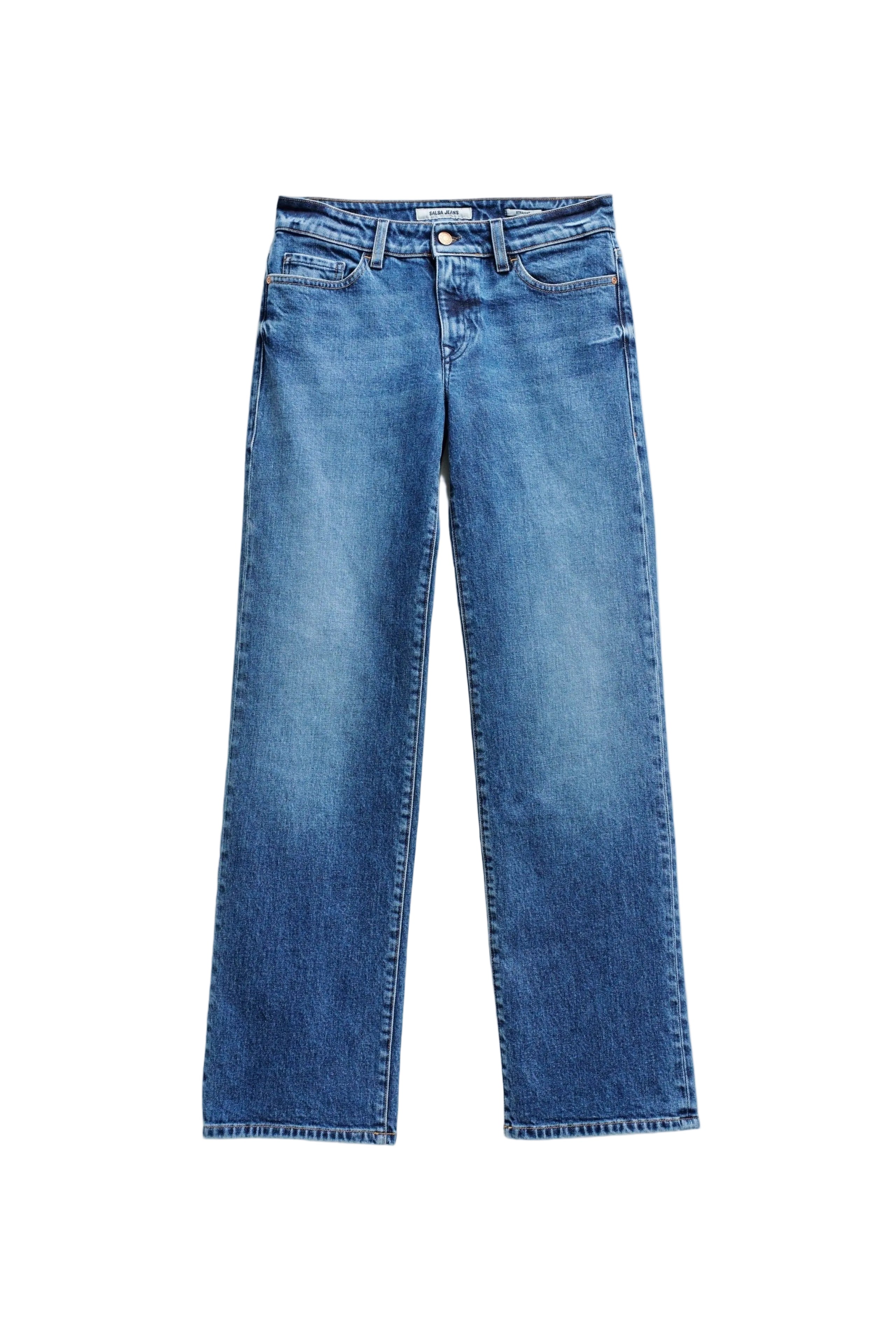 Low Rise Jeans in Medium Wash Jeans Salsa Jeans