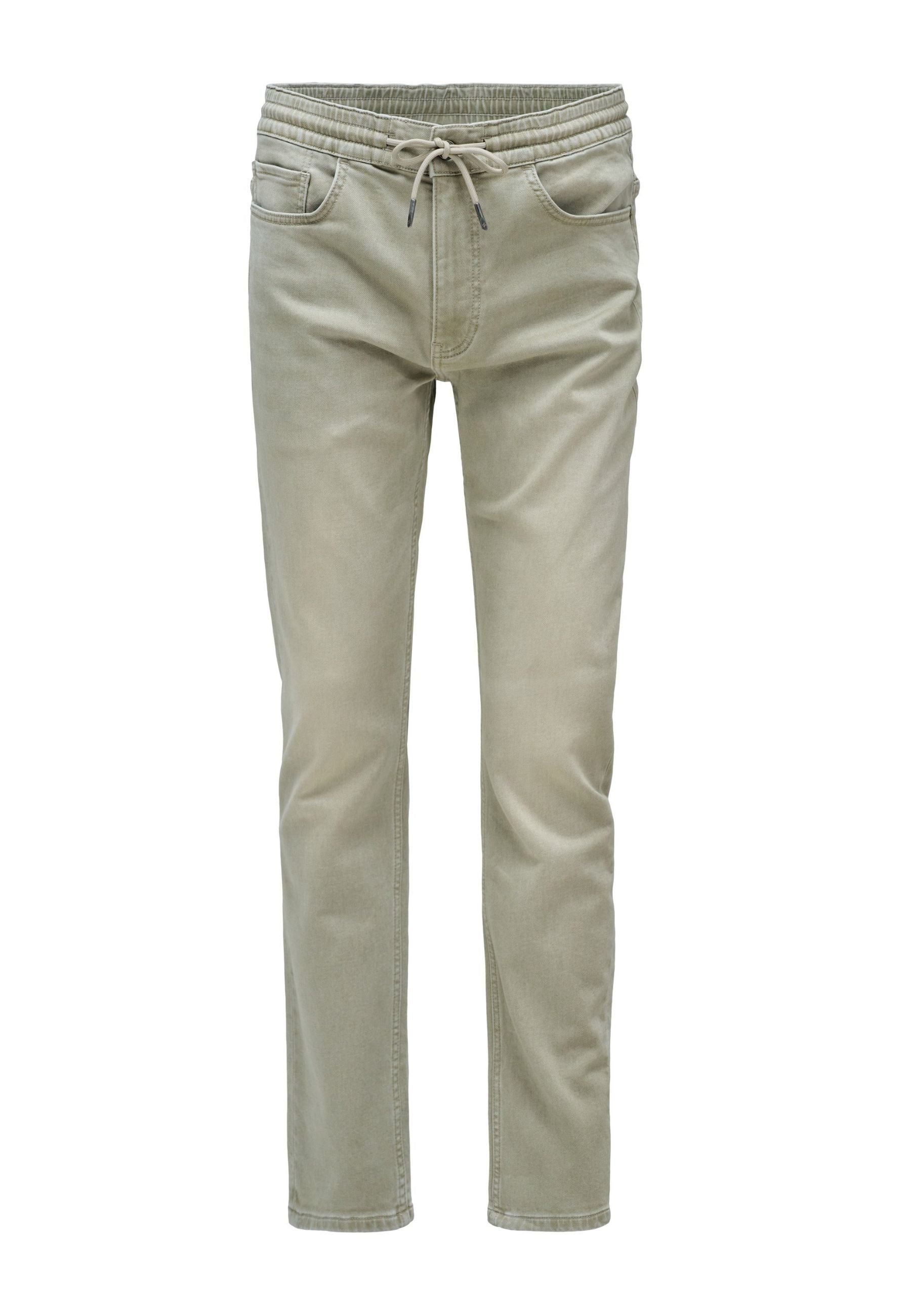 Jogger Pants S-Activ Washed in Light Green Pants Salsa Jeans