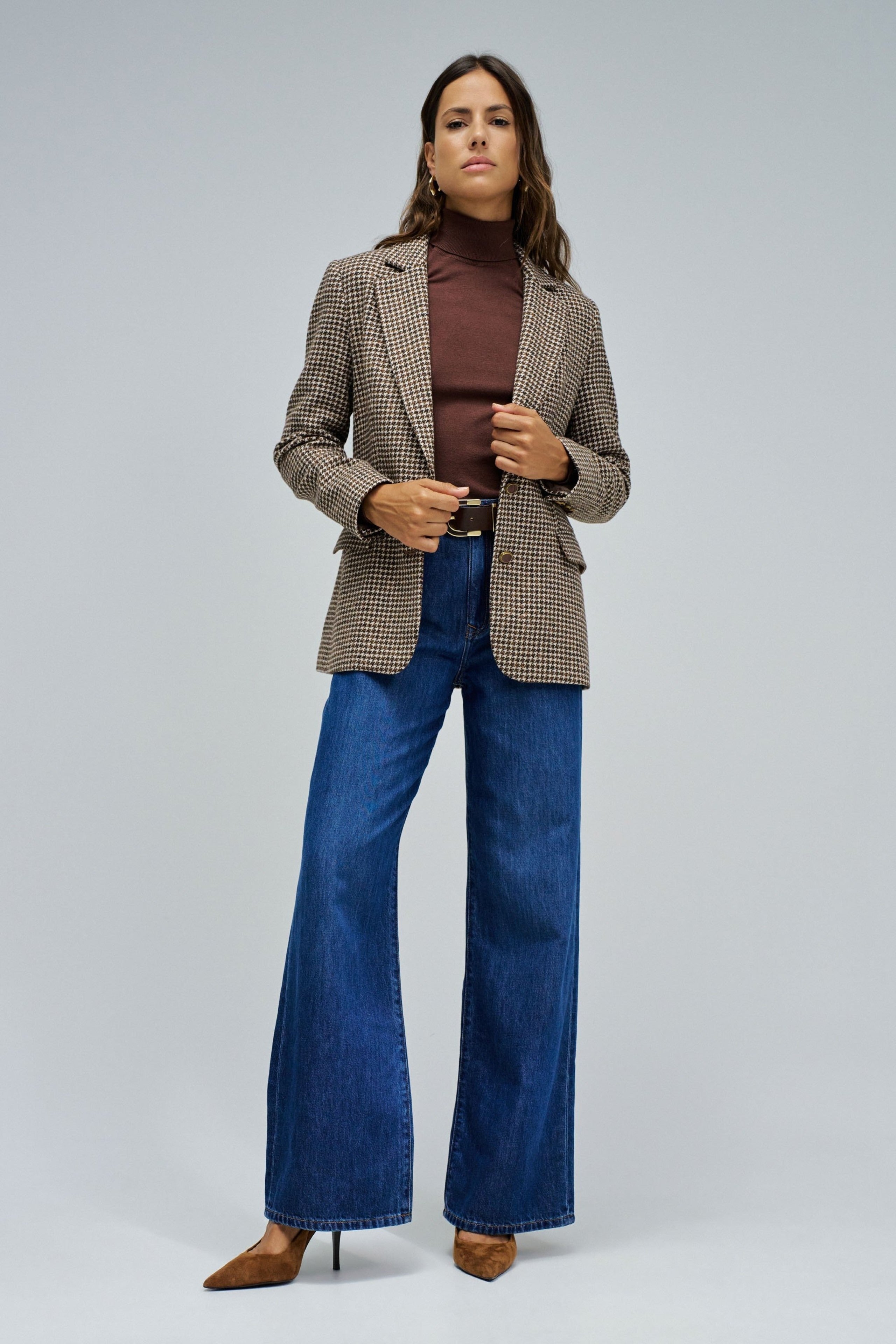 Wide-leg jeans in medium wash Salsa Jeans