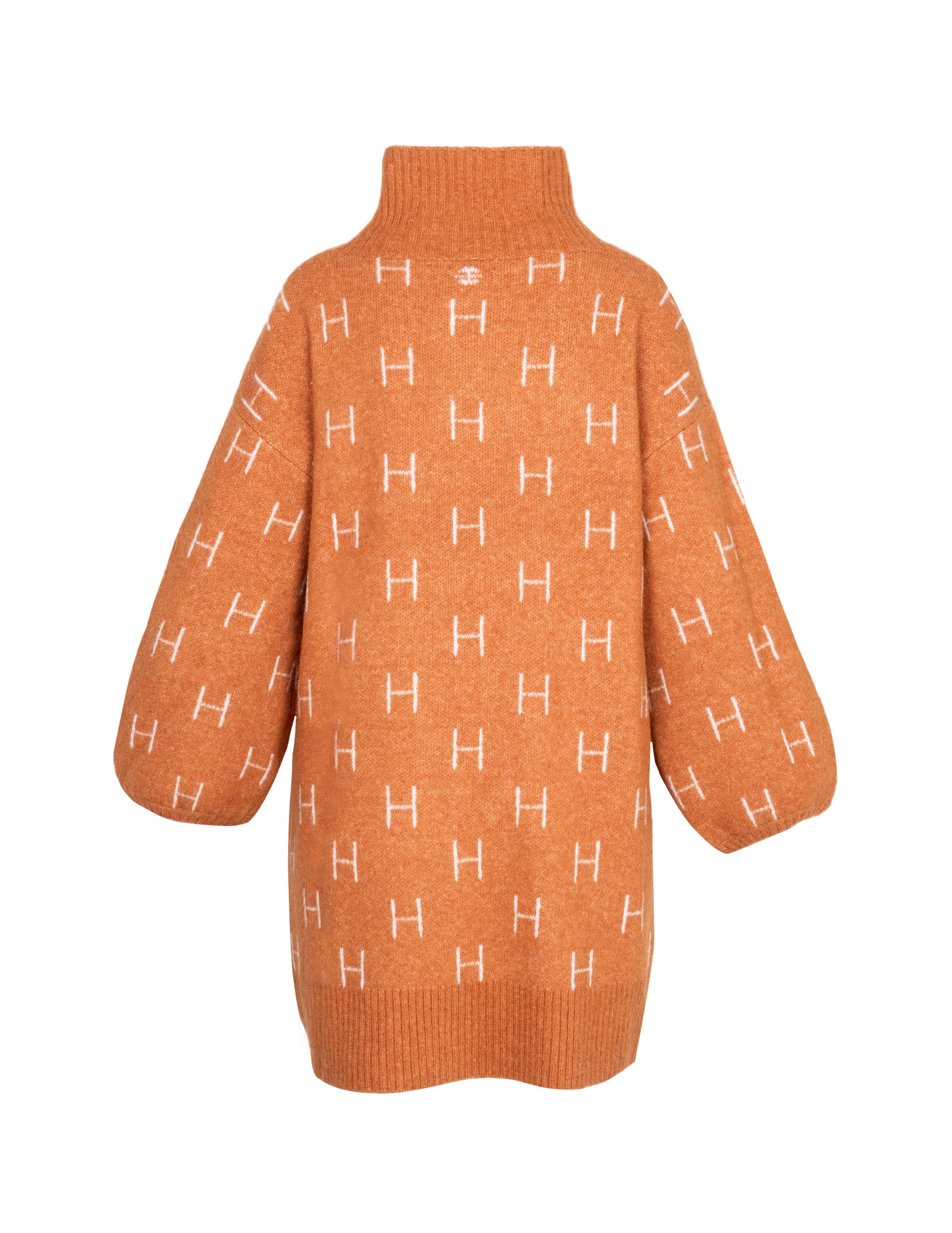 FAM Sweater Long in Leather brown Sweater Hést