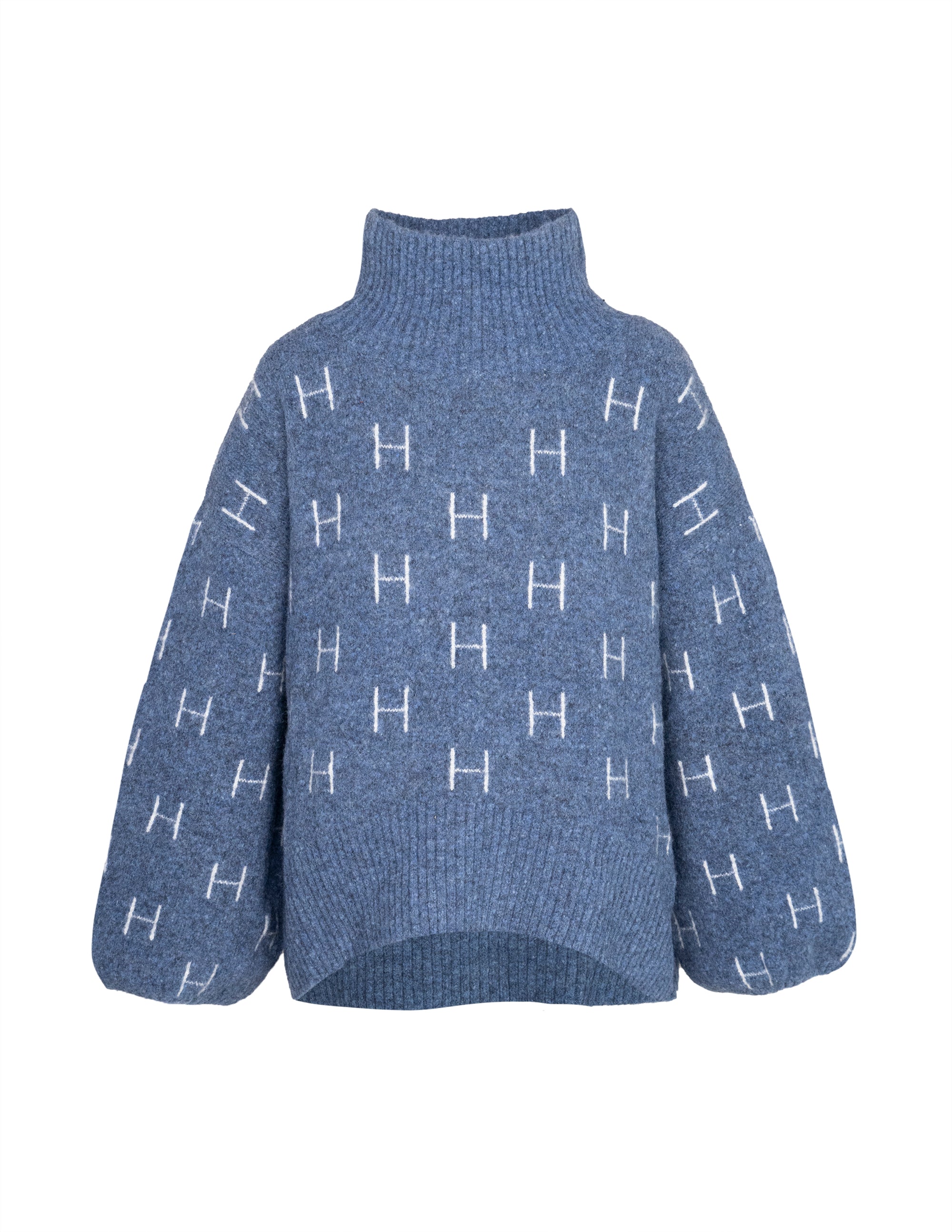 FAM Sweater Short in Blue Sweater Hést