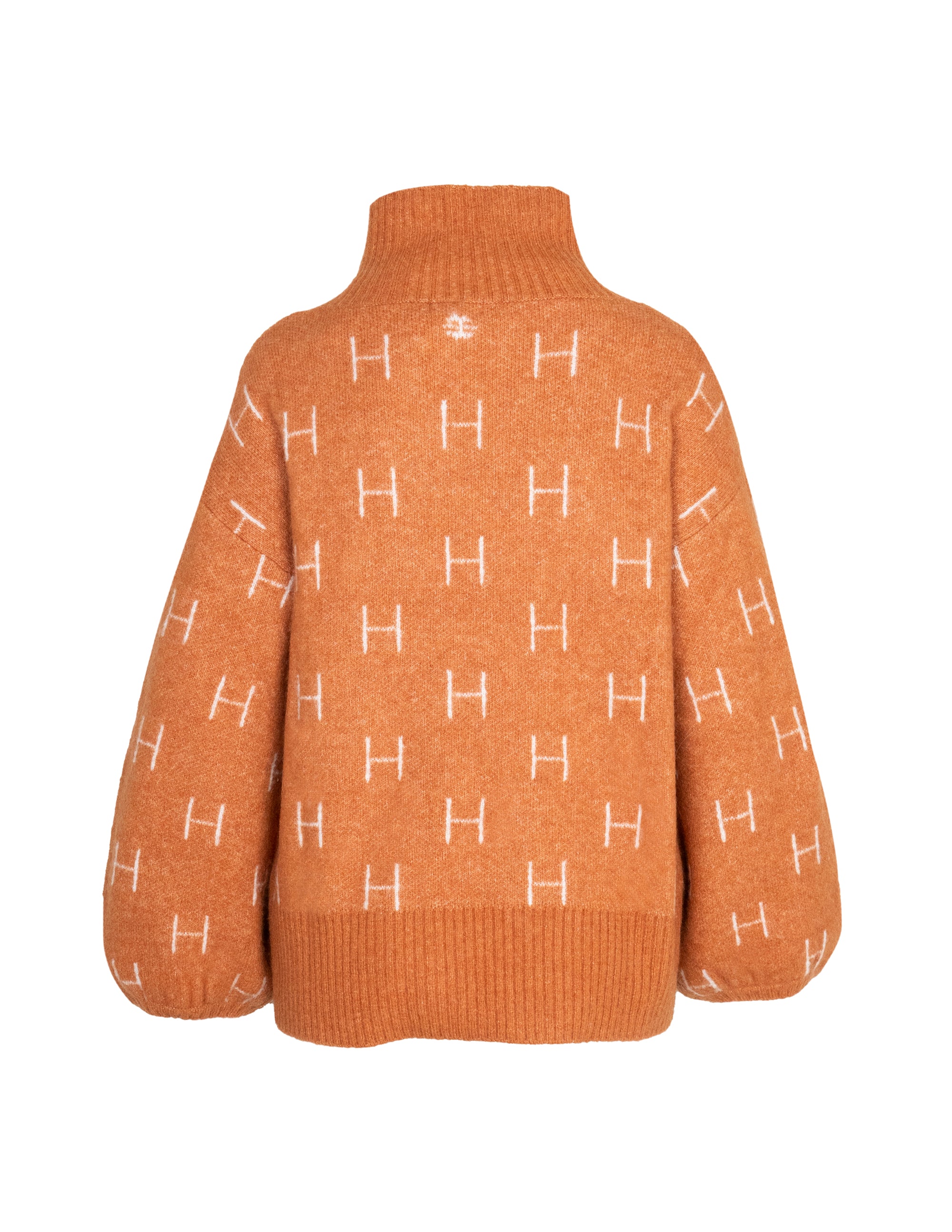 FAM Sweater Short in Leather brown Sweater Hést