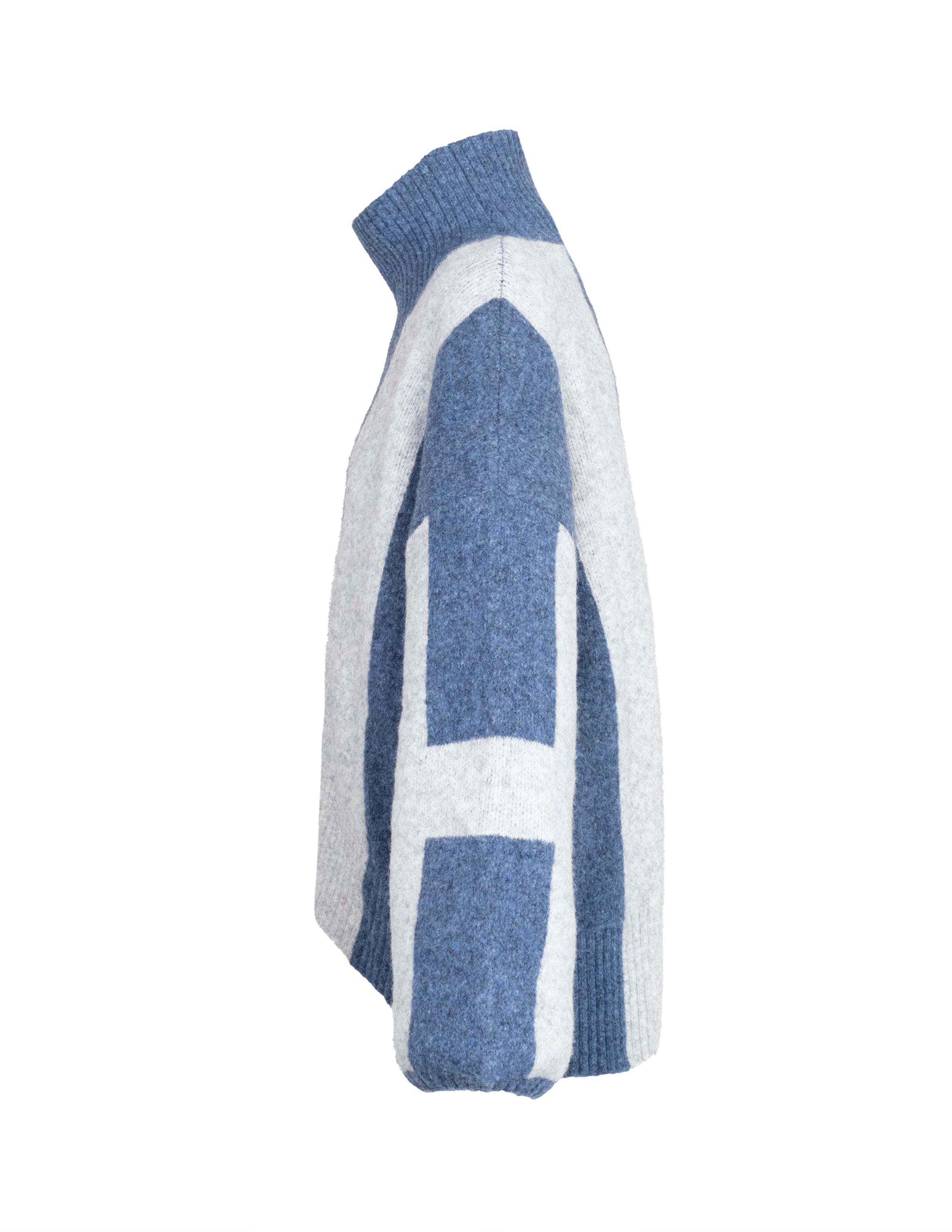 ISA Sweater in Blue/grey melange Sweater Hést