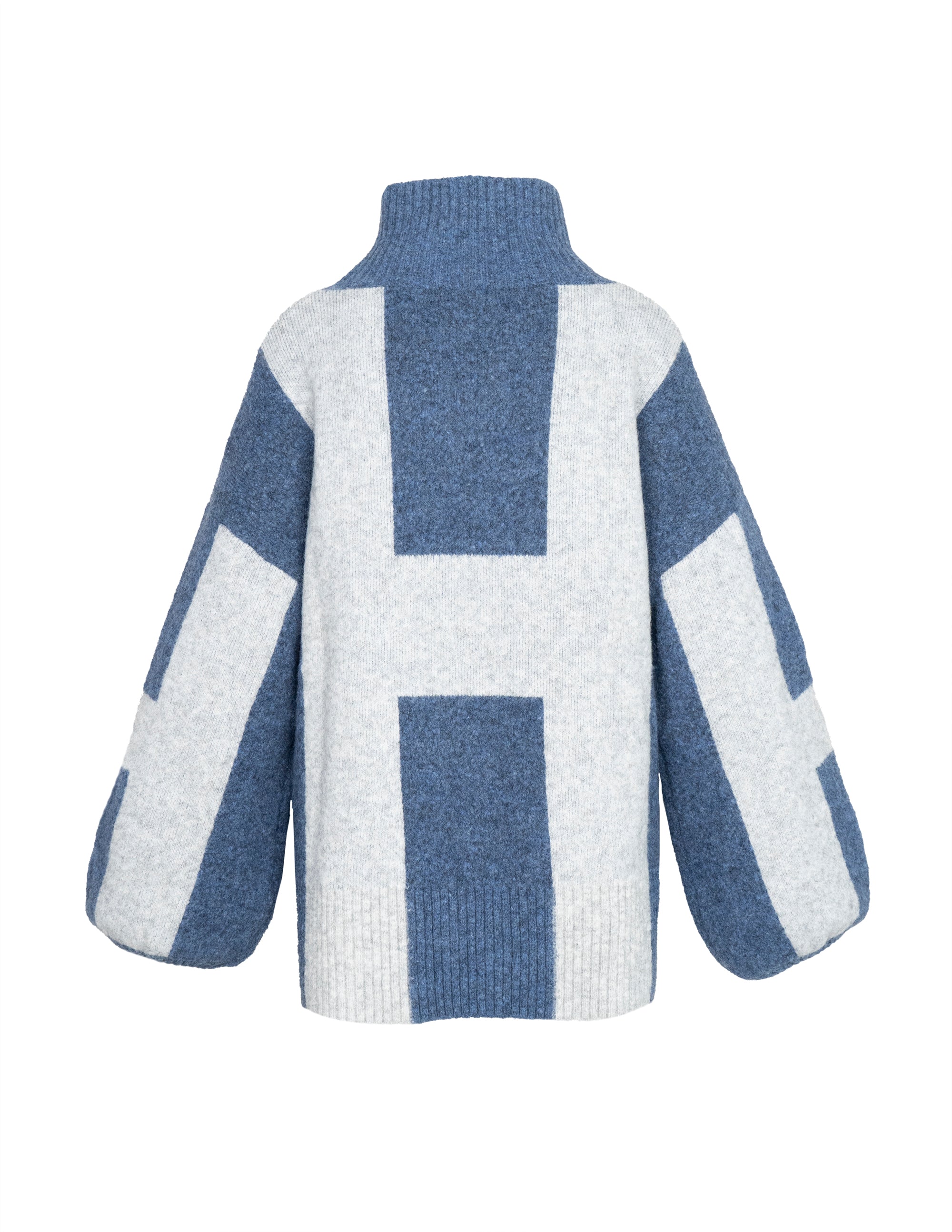 ISA Sweater in Blue/grey melange Sweater Hést