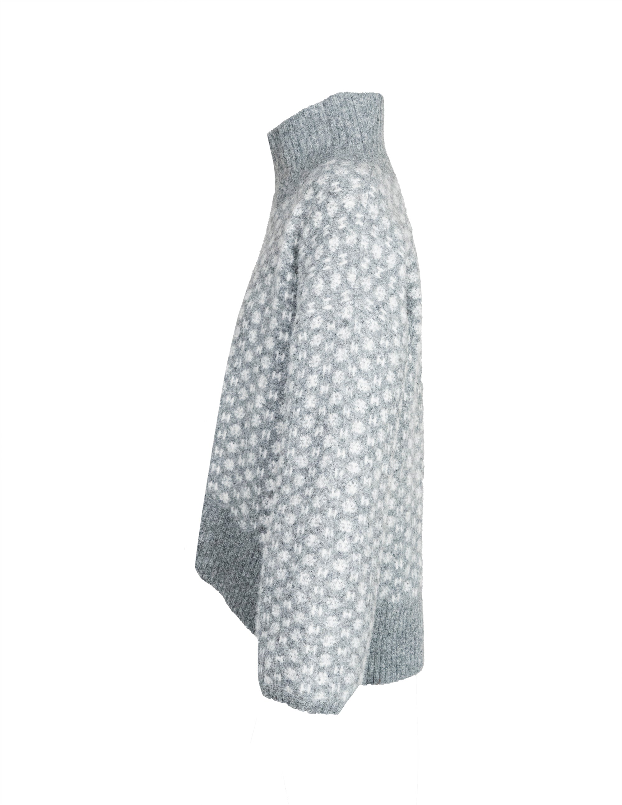 LOGO Sweater in Dark grey melange/light grey Sweater Hést