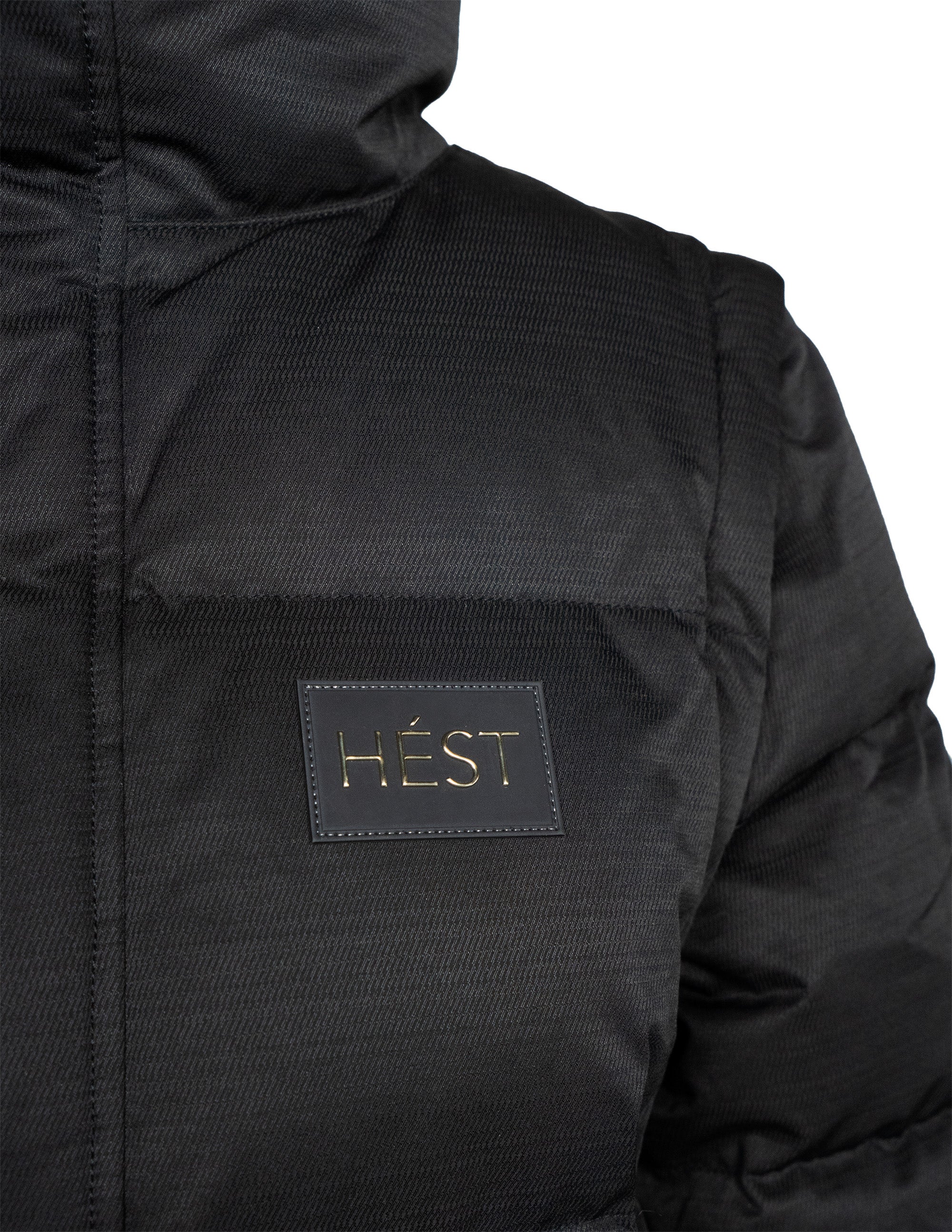 EDDA 2in1 Down Coat/ Vest in Black Jackets Hést