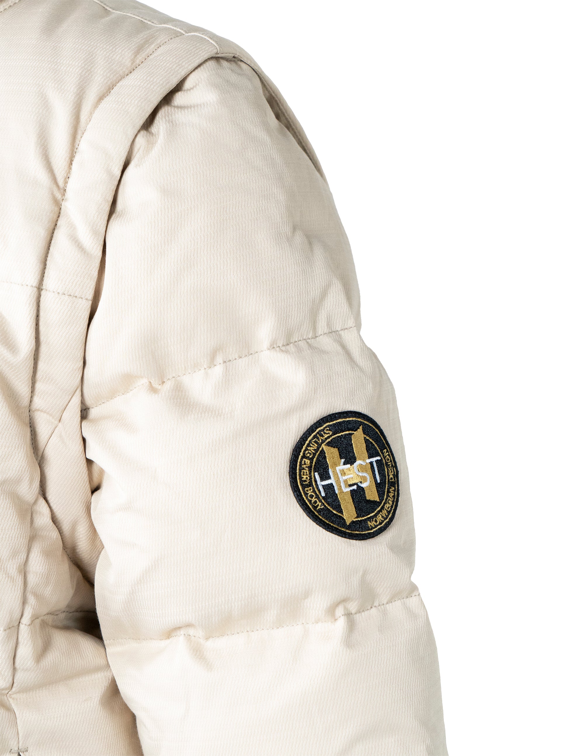 EDDA 2in1 Down Jacket/ Vest in Beige Jackets Hést