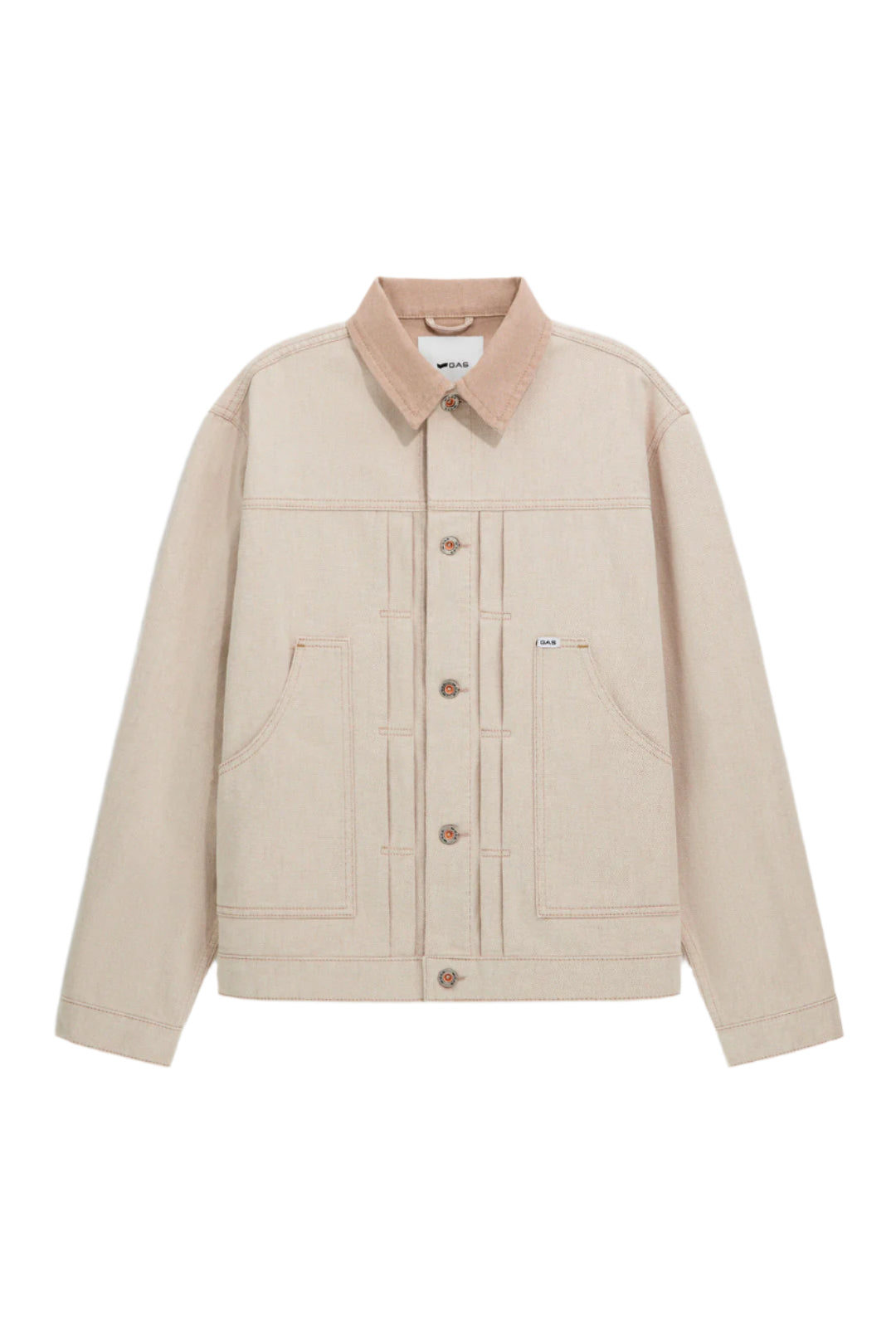 Frank Jacket in Bicolor Beige Jackets GAS