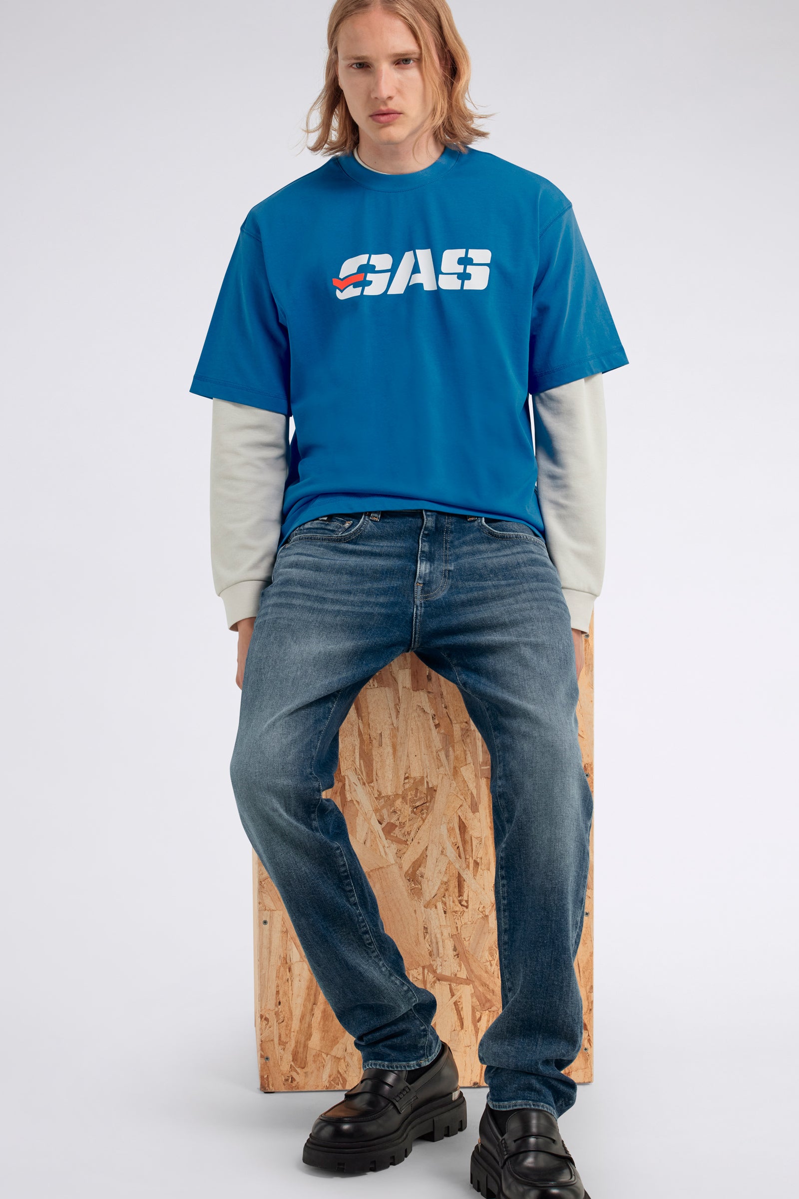Albert Simple Rev in Med Blue Med Jeans GAS