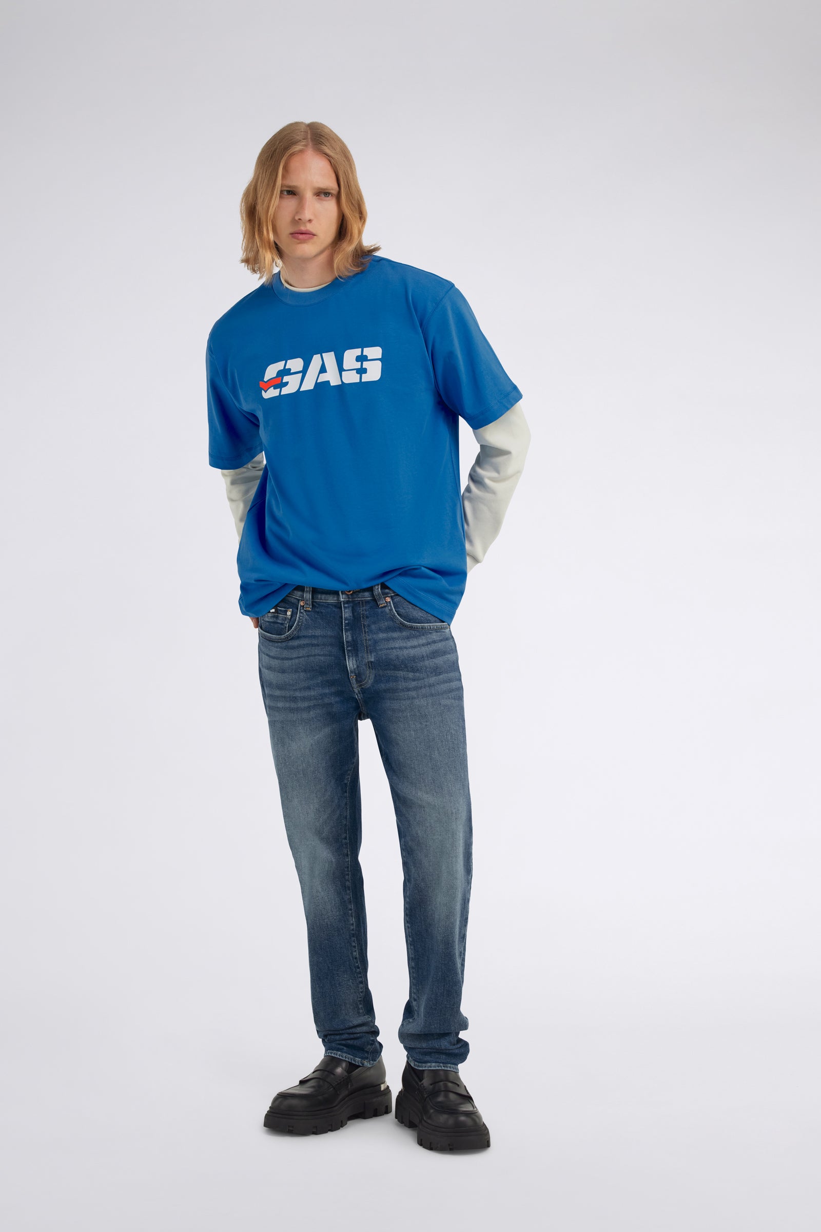 Albert Simple Rev in Med Blue Med Jeans GAS