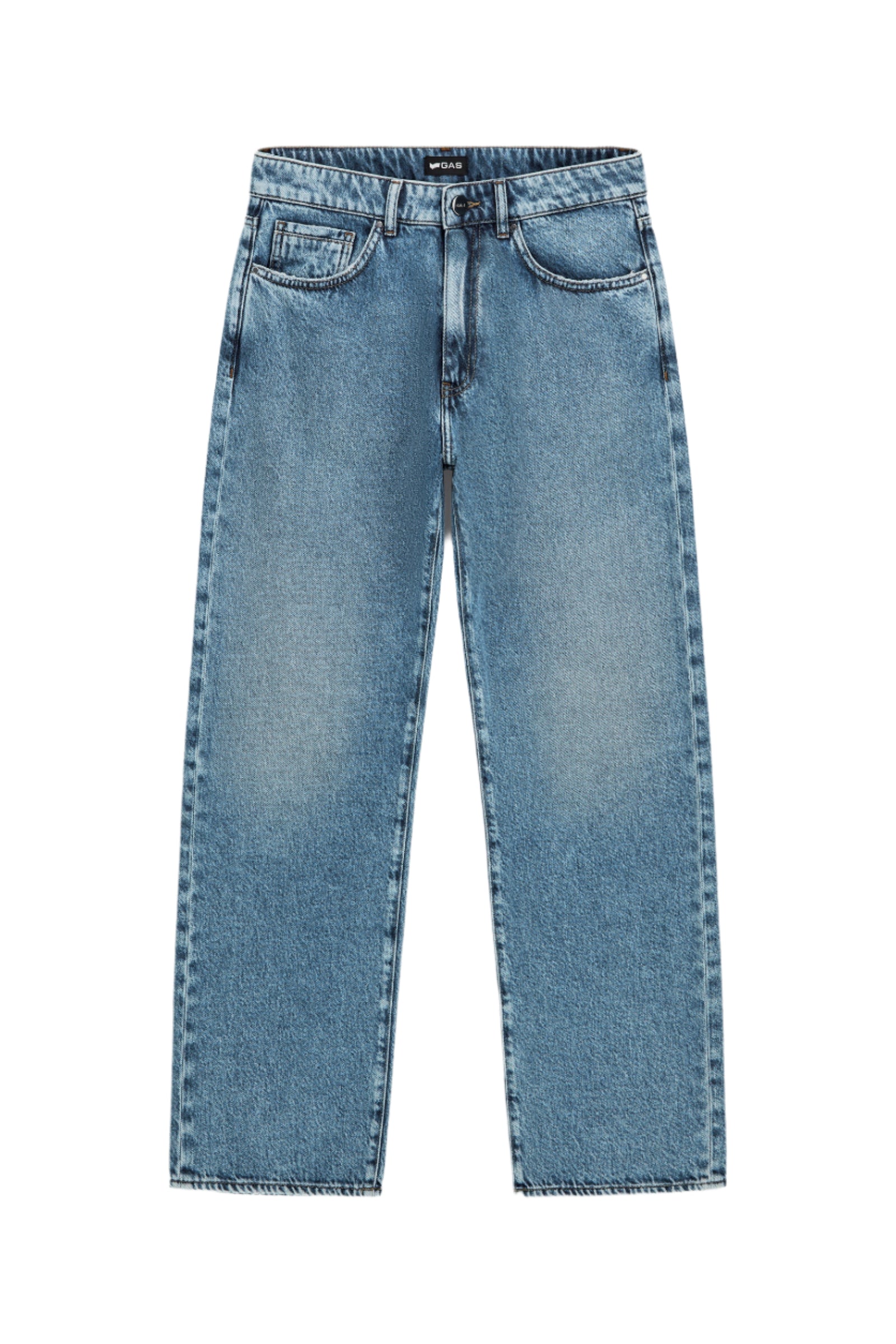 Greg Straight in Acid Wash Medium Jeans GAS