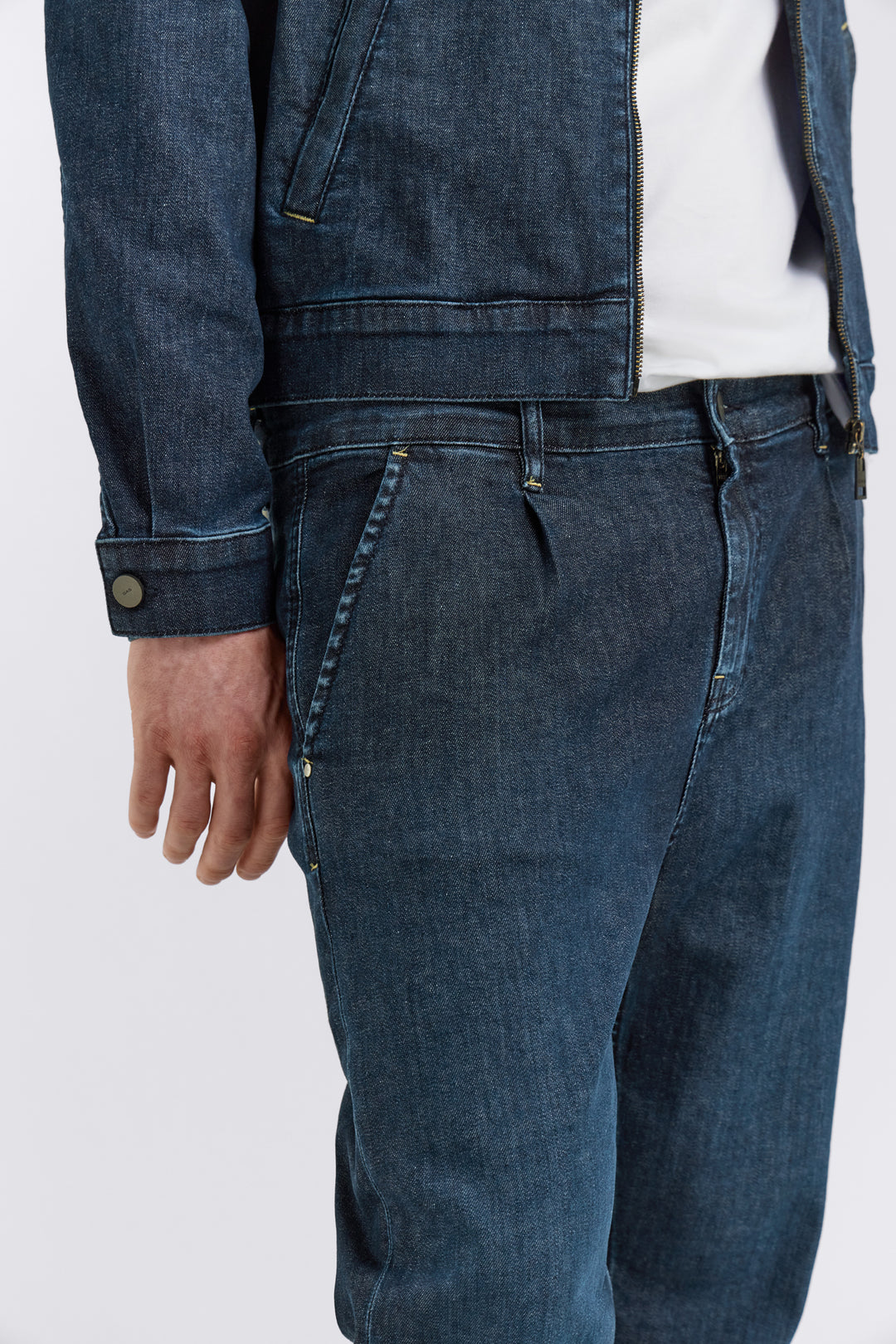 Cosme Pant in Light Enzyme Jeans GAS