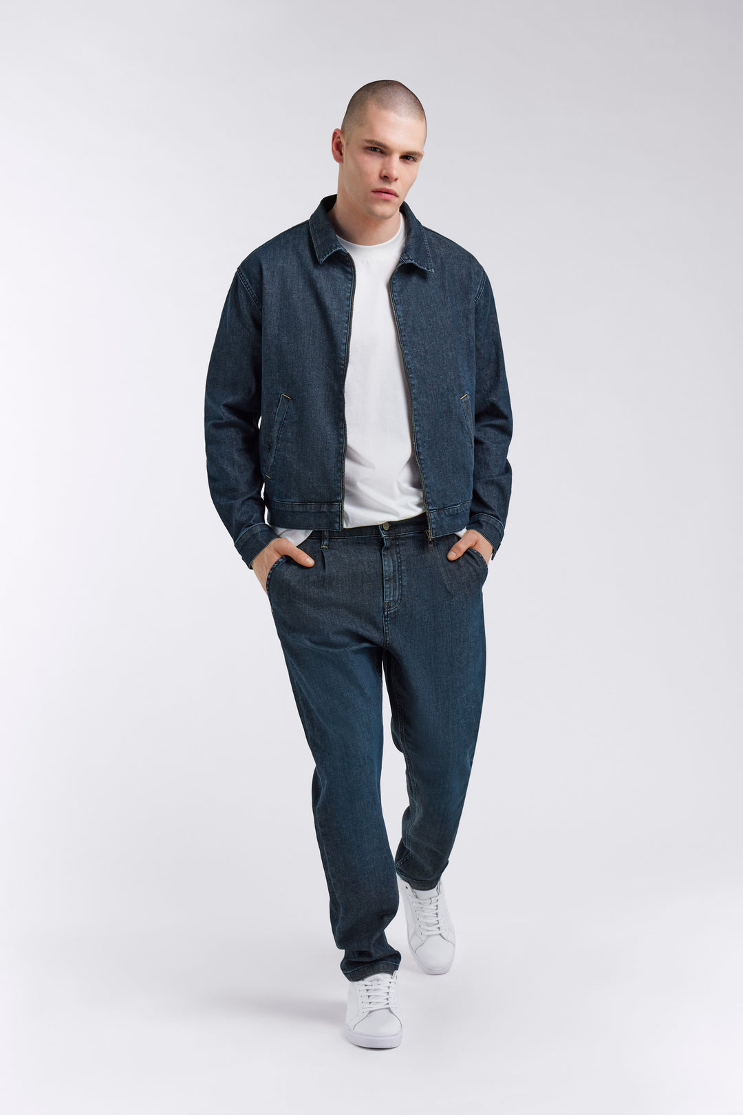 Cosme Pant in Light Enzyme Jeans GAS