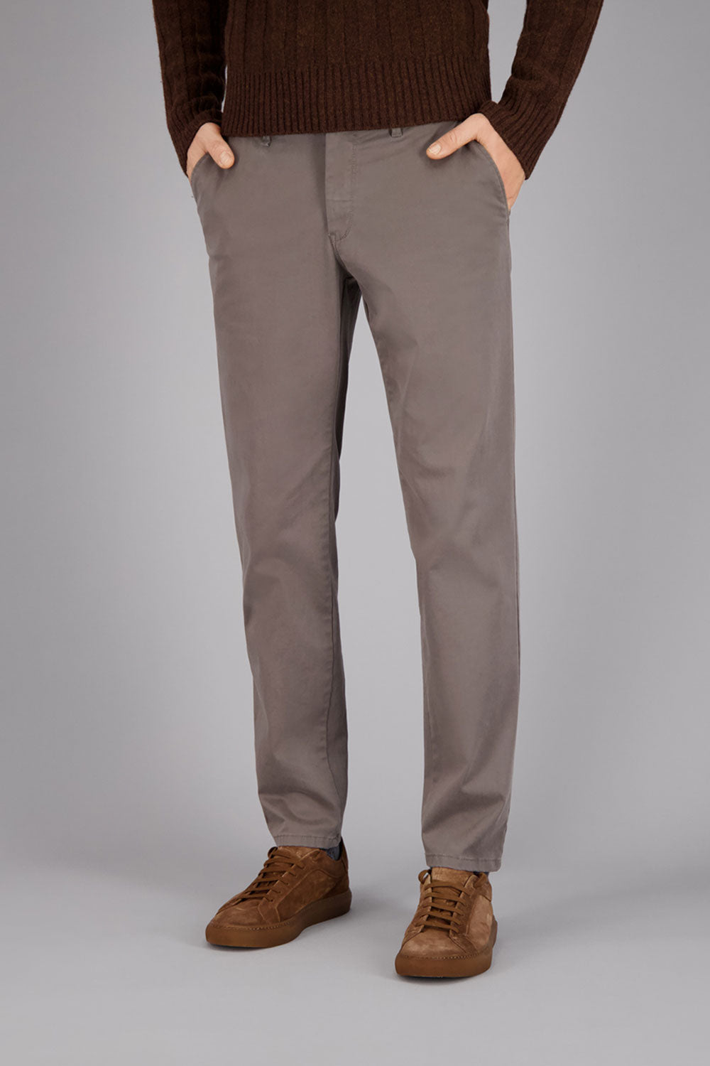 BENITO Chino in dark beige Pants Gardeur