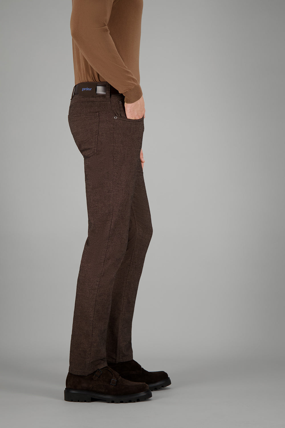 BILL-3 trousers in brown Trousers Gardeur