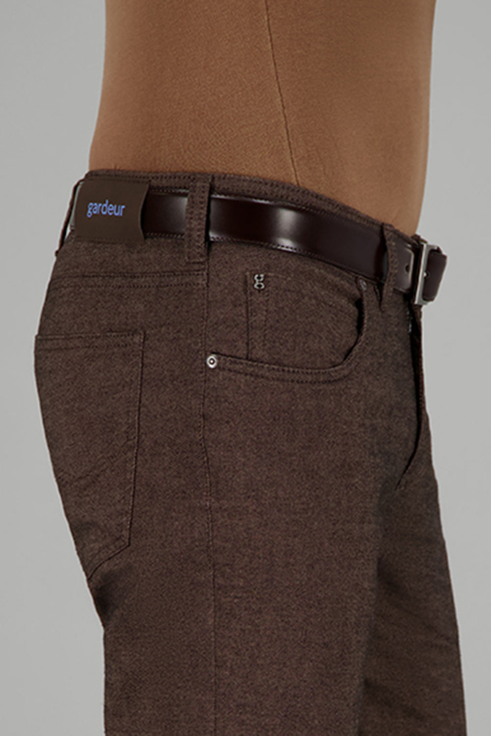 BILL-3 trousers in brown Trousers Gardeur
