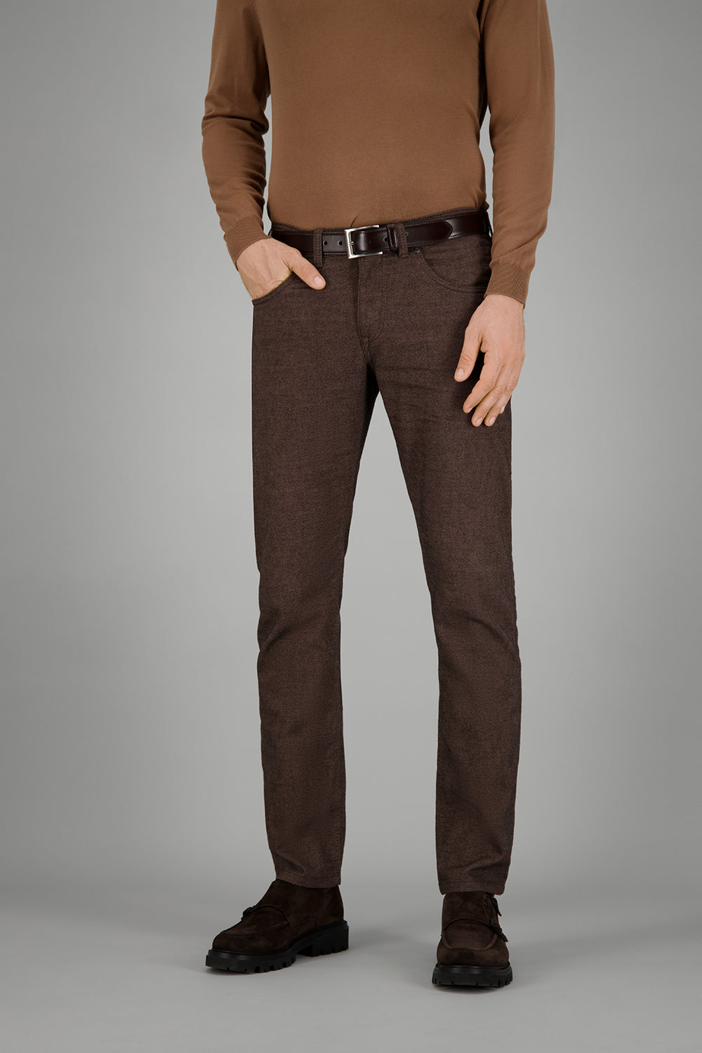 BILL-3 trousers in brown Trousers Gardeur