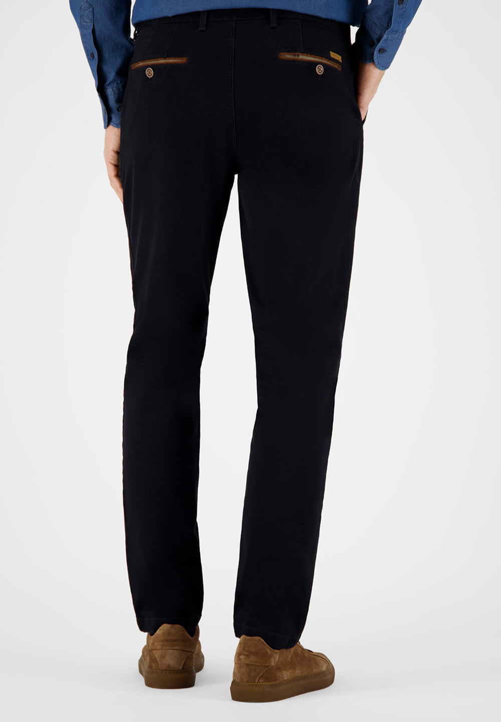 BENNY-3 Chino pants in dark navy Pants Gardeur