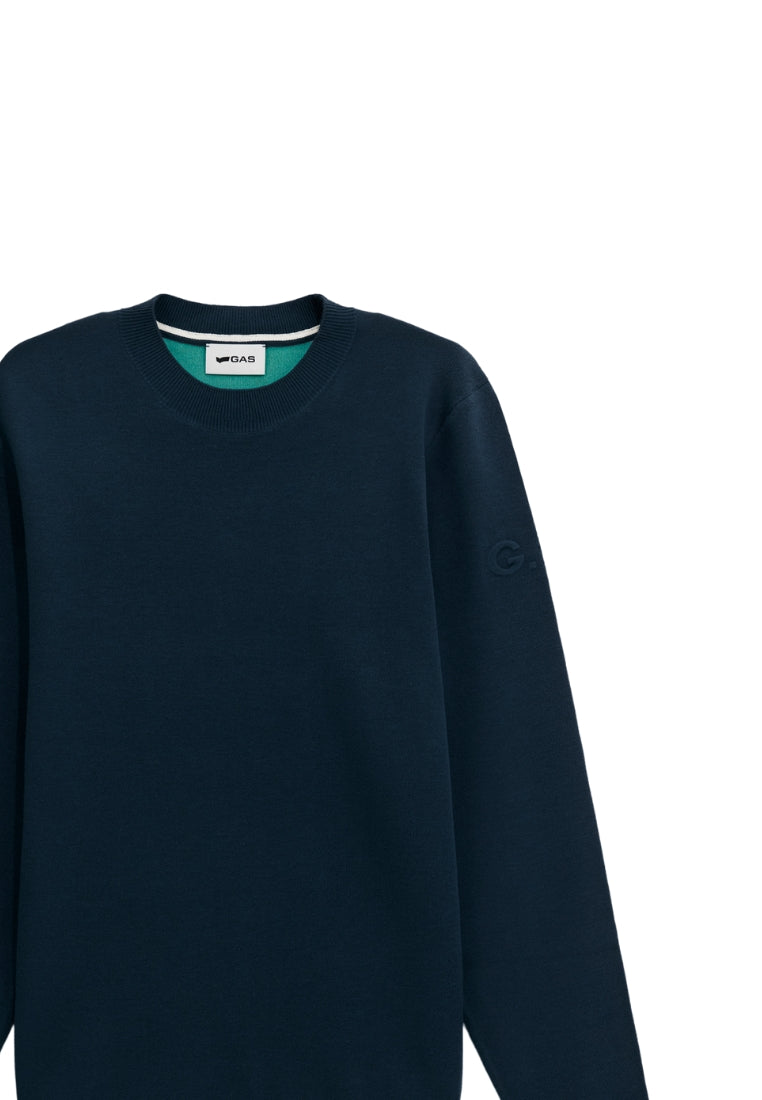 Winny Round Neck in Navy Blue Sweater GAS