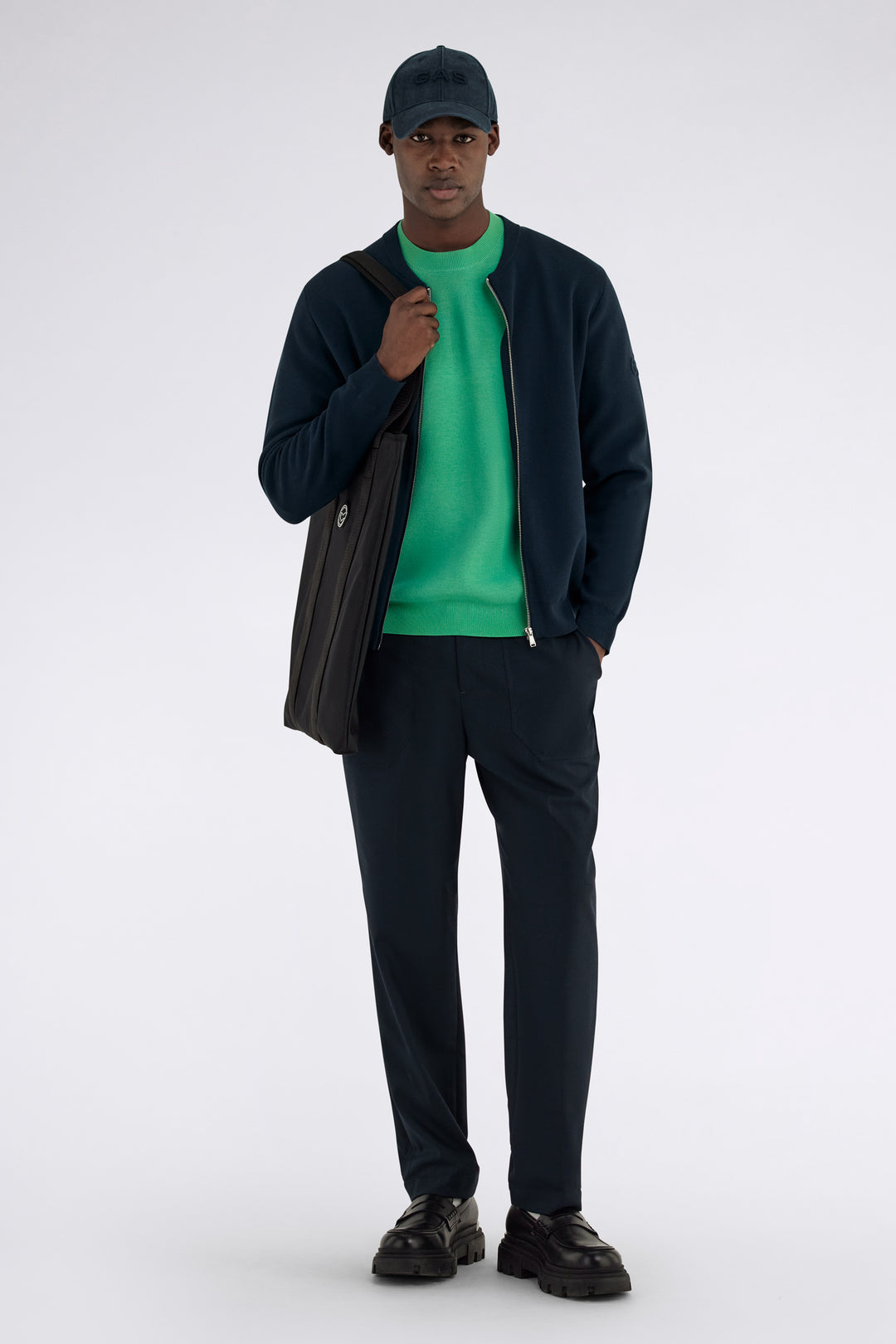Winny Round Neck in Winter Green Sweater GAS