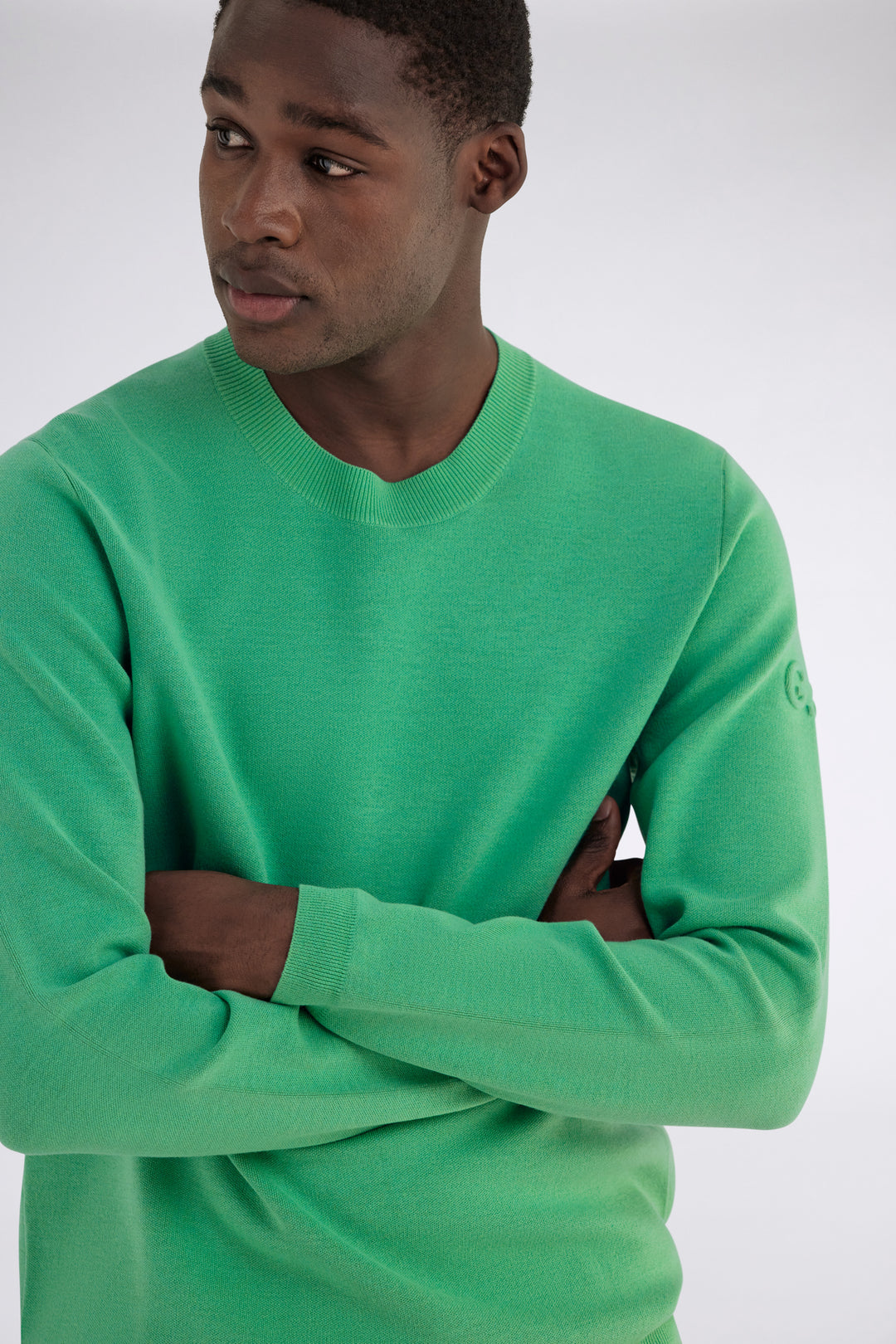Winny Round Neck in Winter Green Sweater GAS