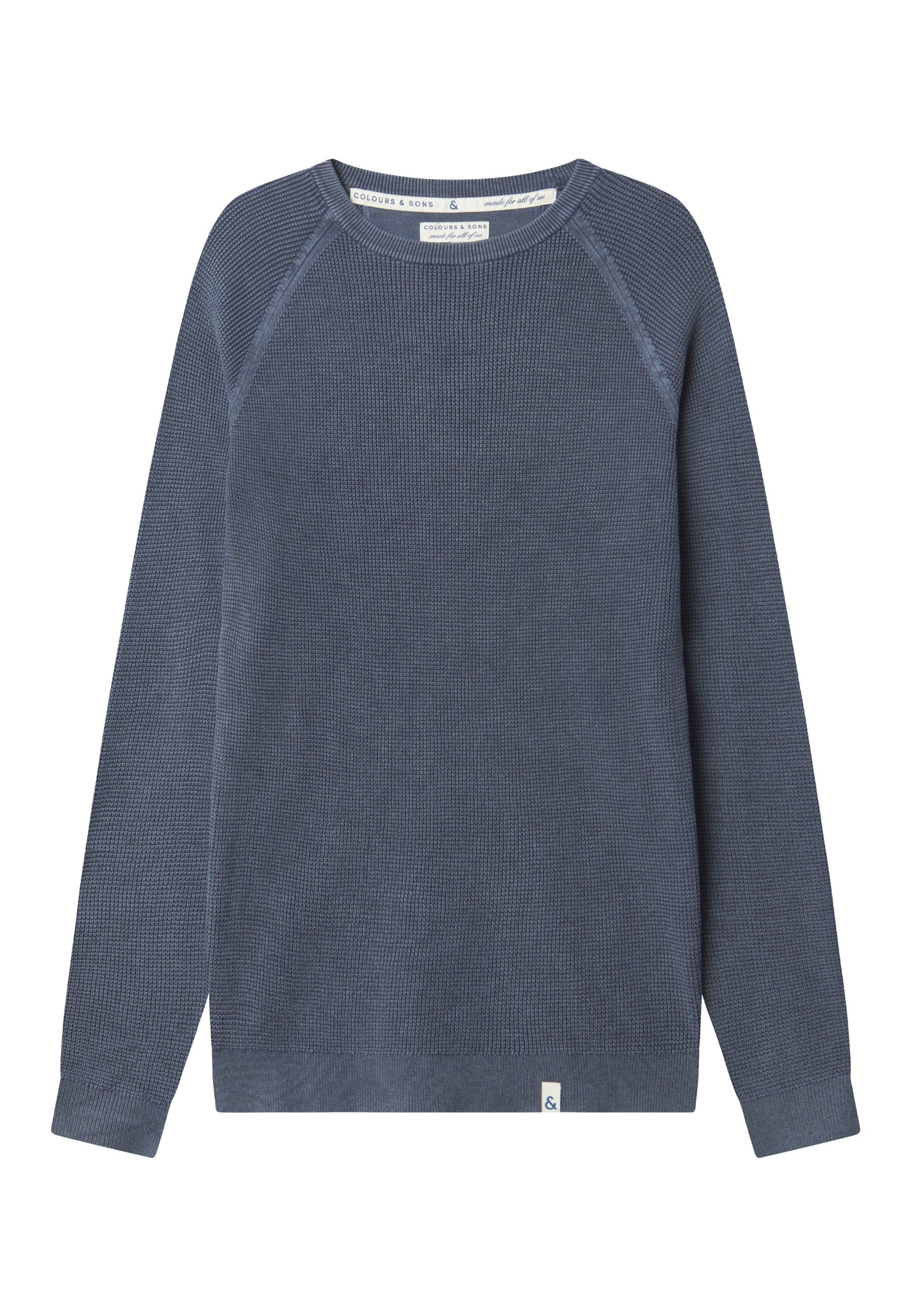 Roundneck Washed in River Sweater Colours and Sons